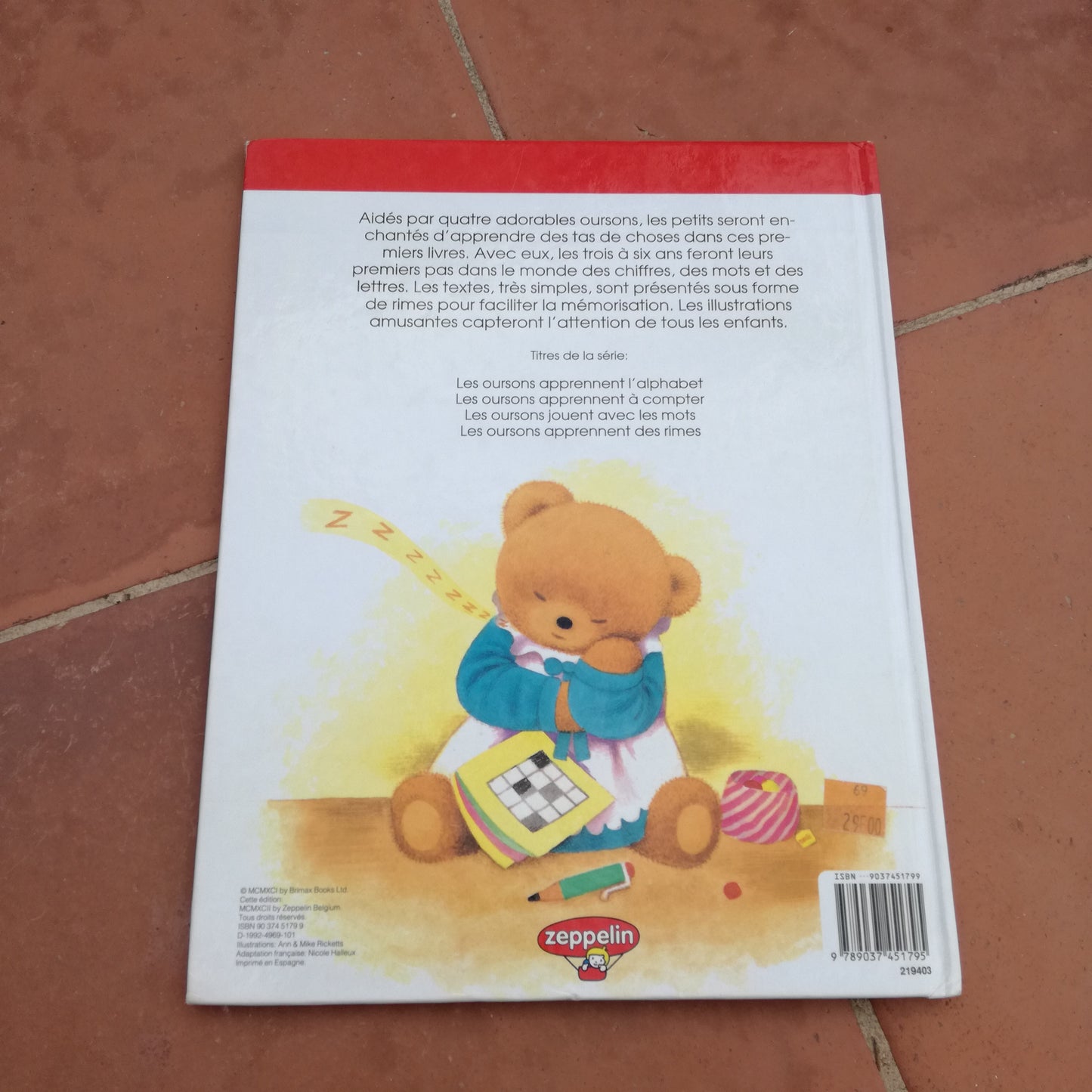 Livre jeunesse Les oursons... Zeppelin