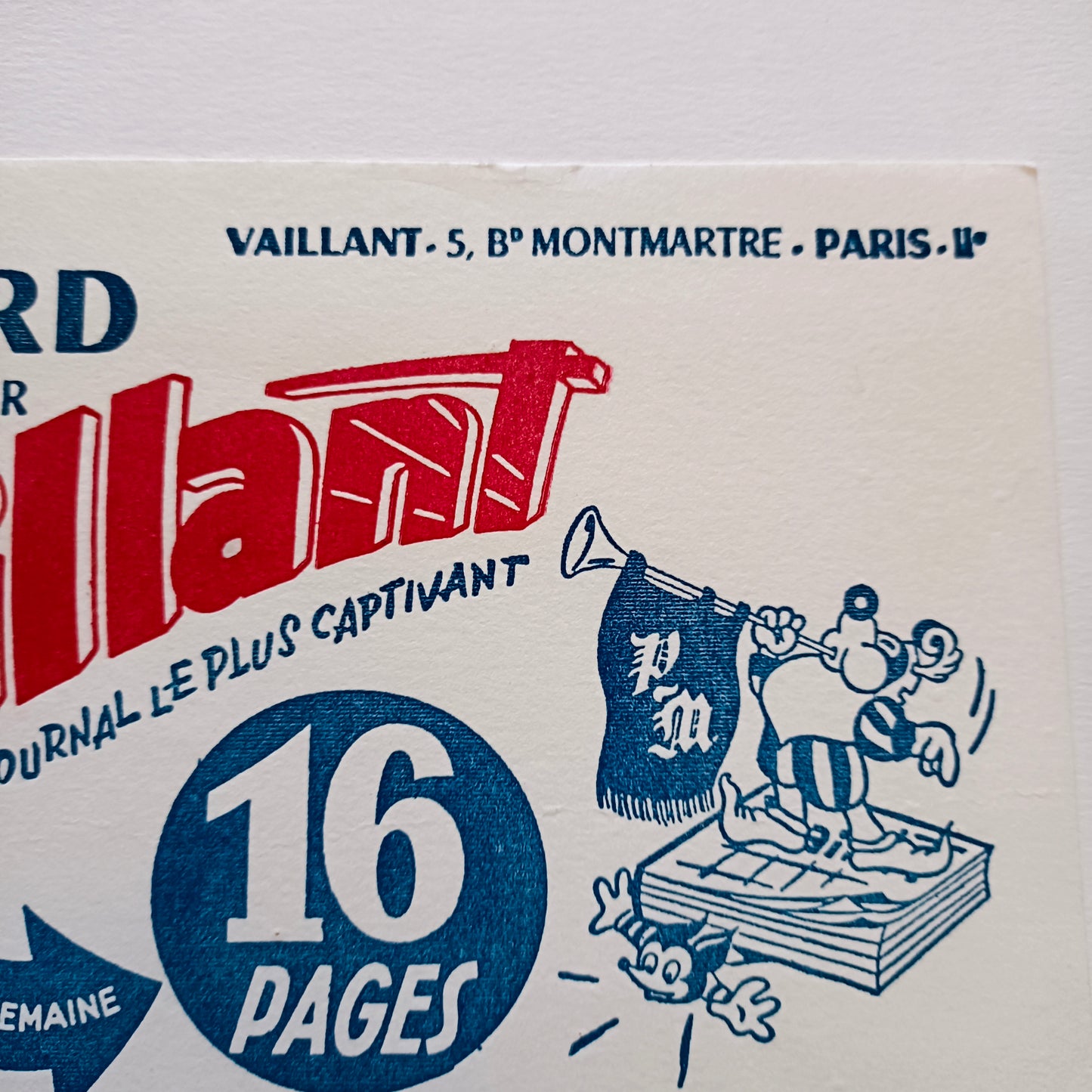 Buvard publicitaire Vaillant