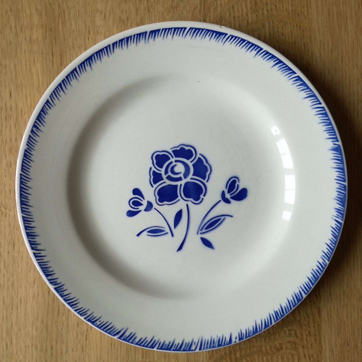 Assiette Camélia Digoin & Sarreguemines
