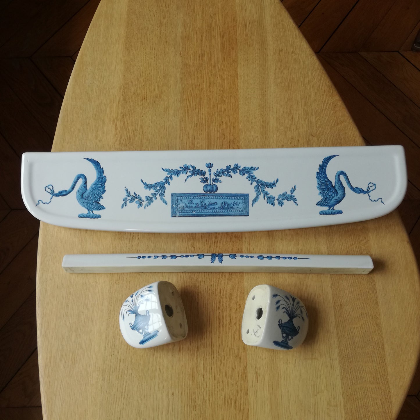 Tablette de salle de bains Lamballe Porcelaine de Paris