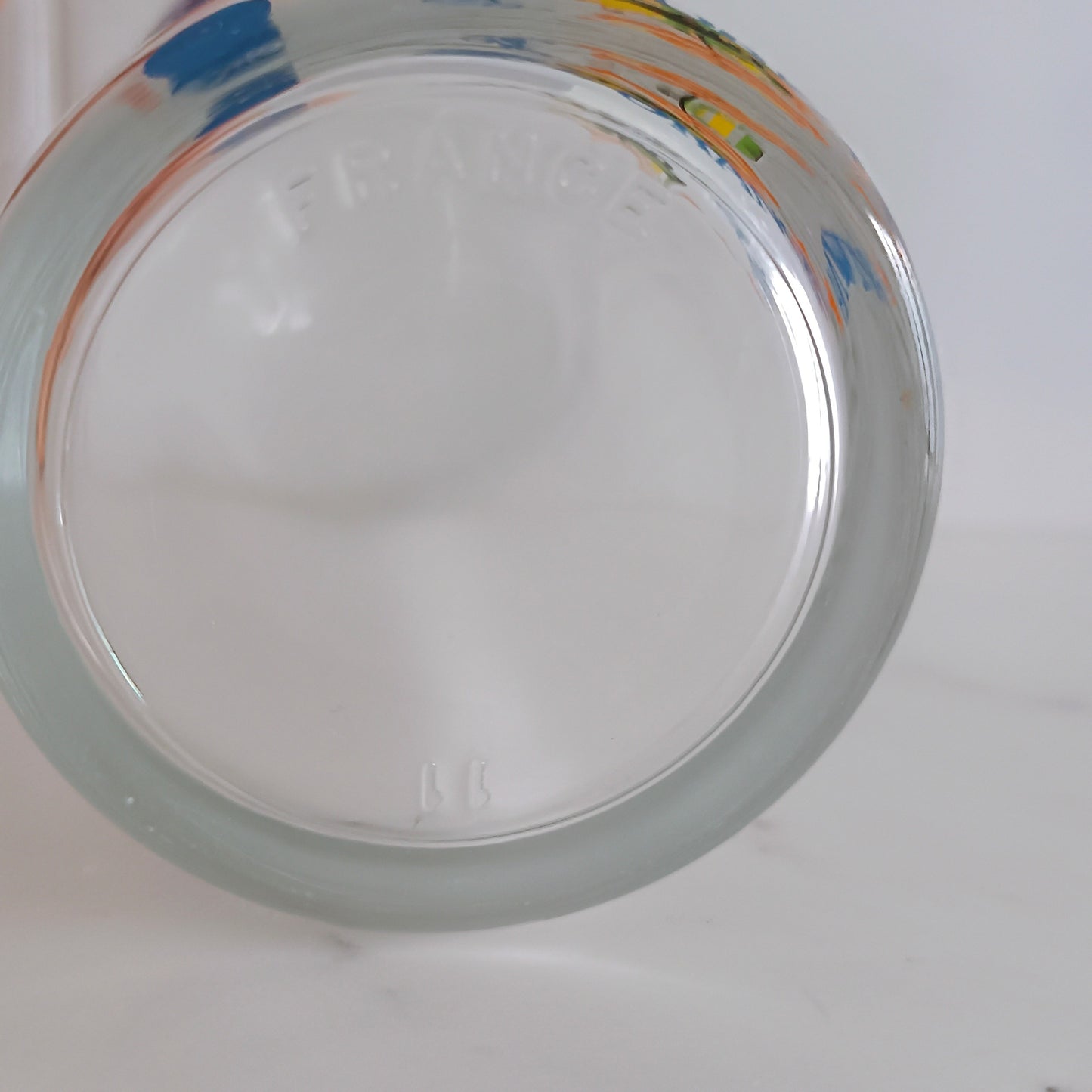 Verre Orangina Jubilé 1986
