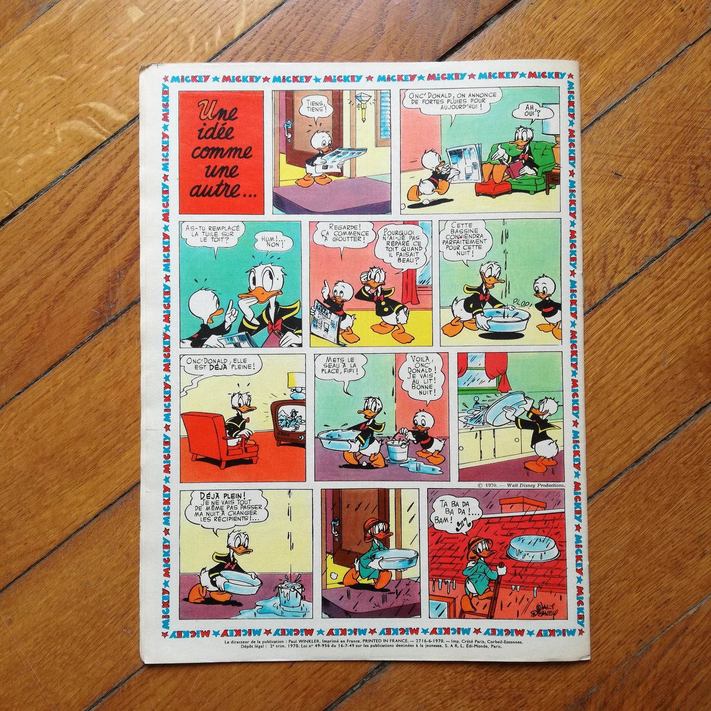 Revue / Magazine Le Journal de Mickey