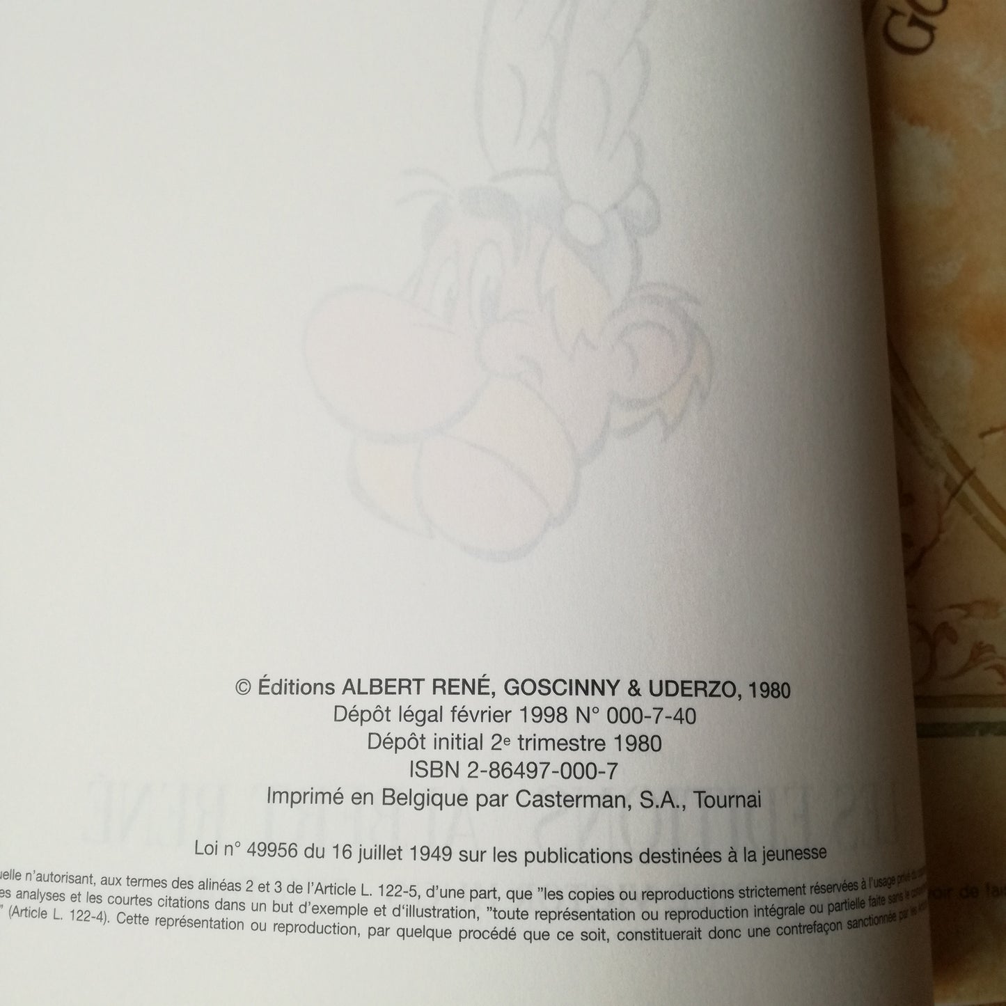 Livre - BD (Bande dessinée) Astérix Éditions Albert René