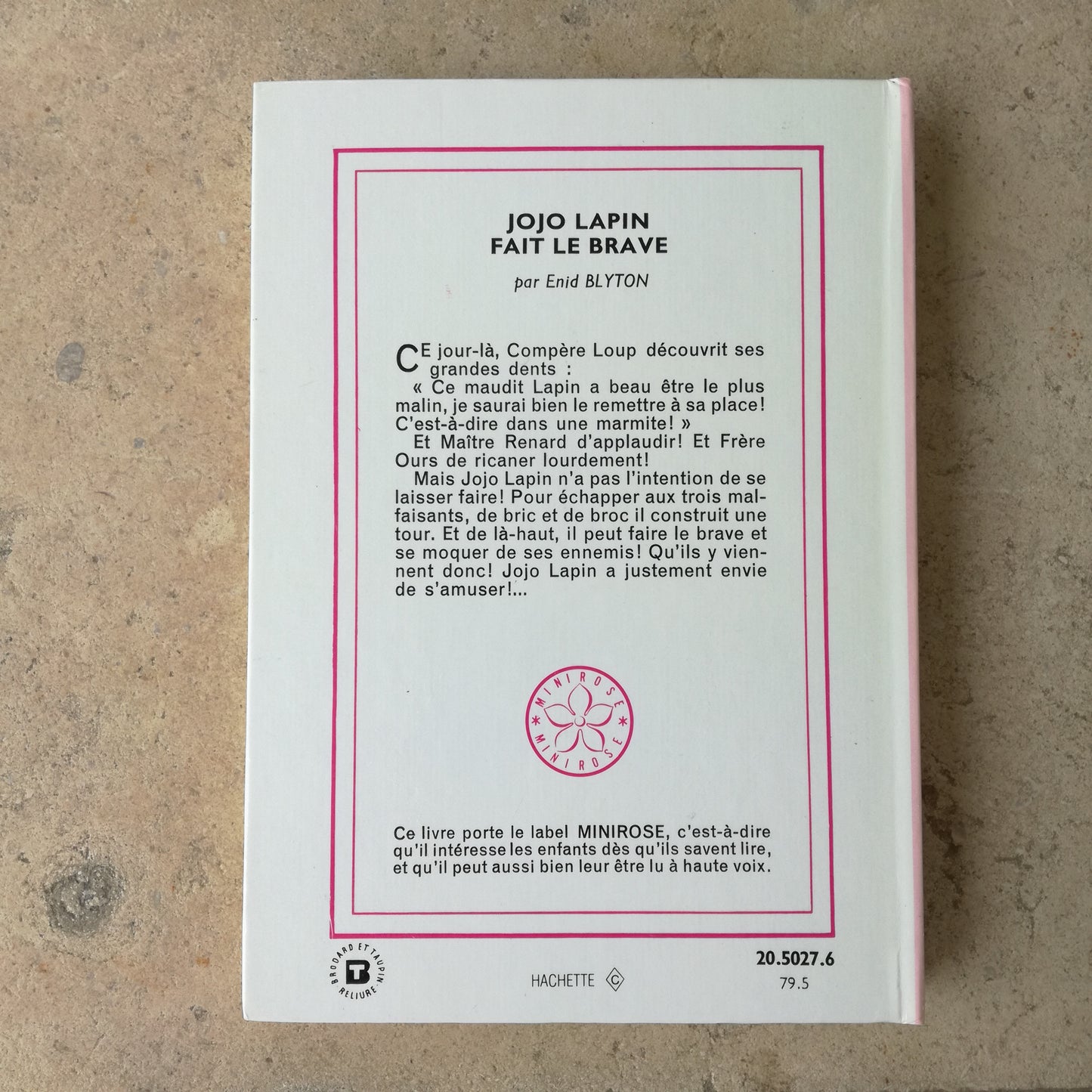 Livre jeunesse Jojo Lapin Hachette