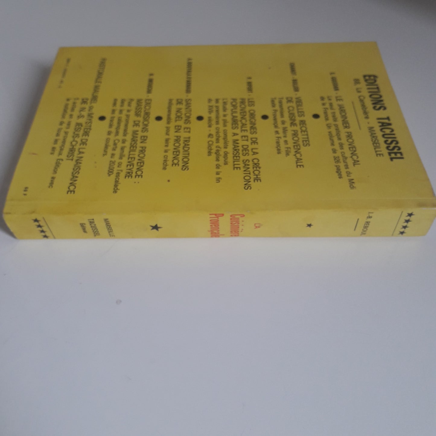 Livre de cuisine Tacussel
