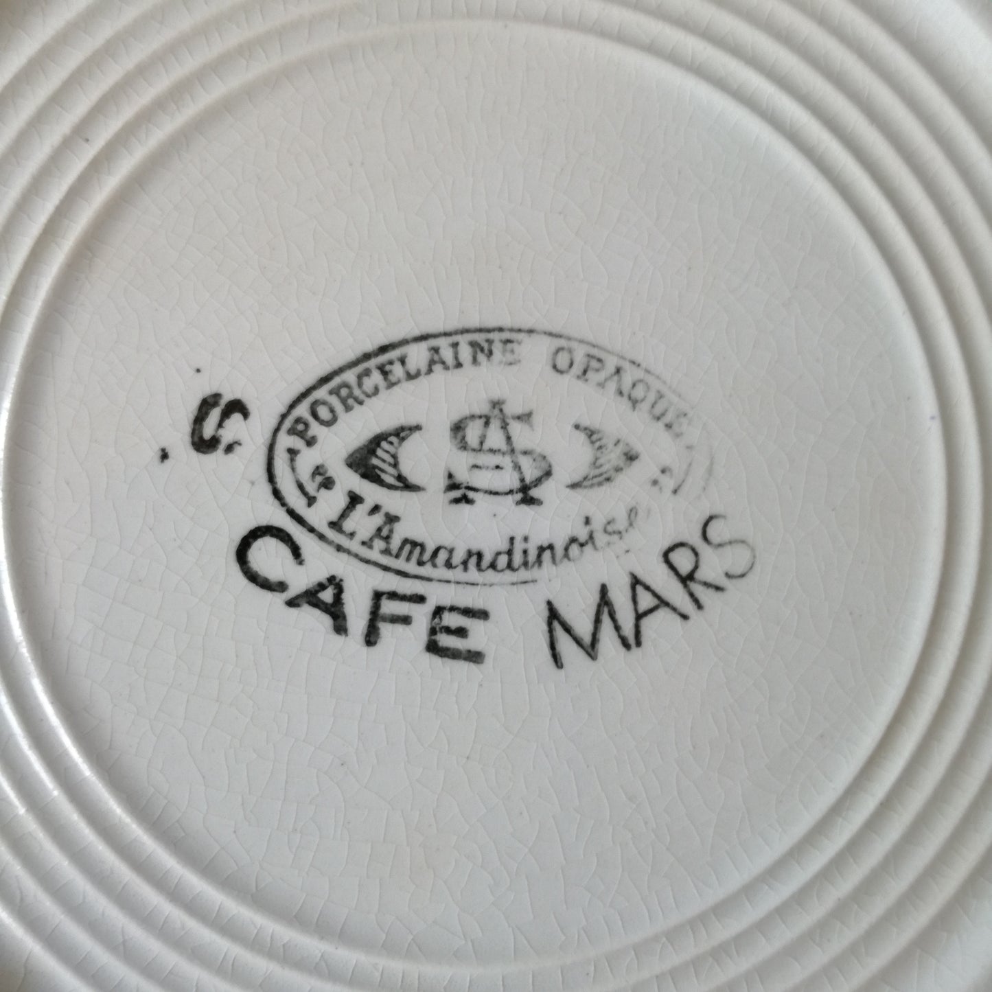 Assiette - creuse / calotte Café Mars L'Amandinoise
