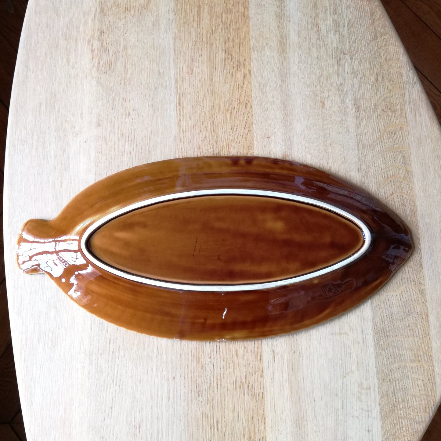 Plat à poisson Sarreguemines