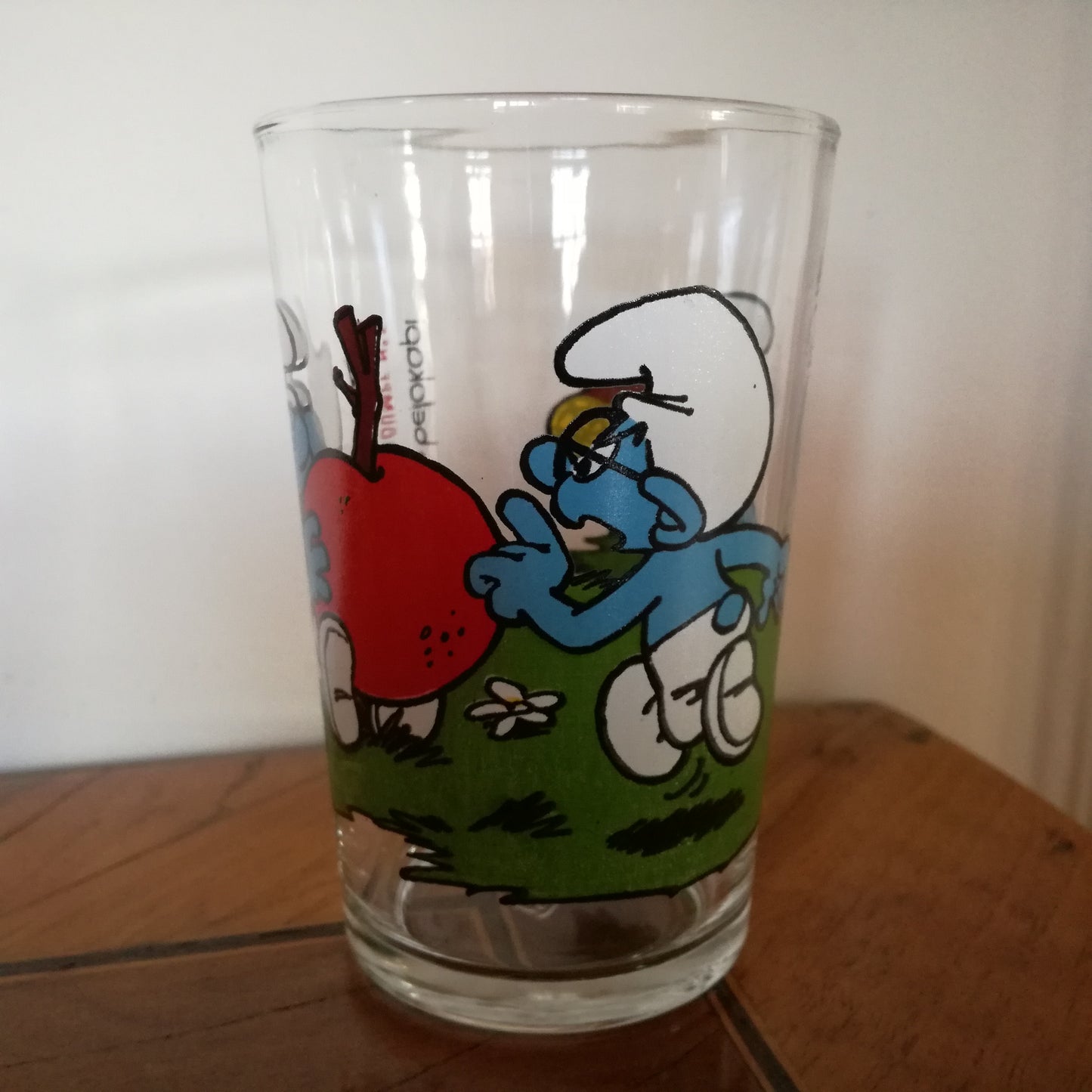 Verre Les Schtroumpfs VMC (Verreries mécaniques champenoises)
