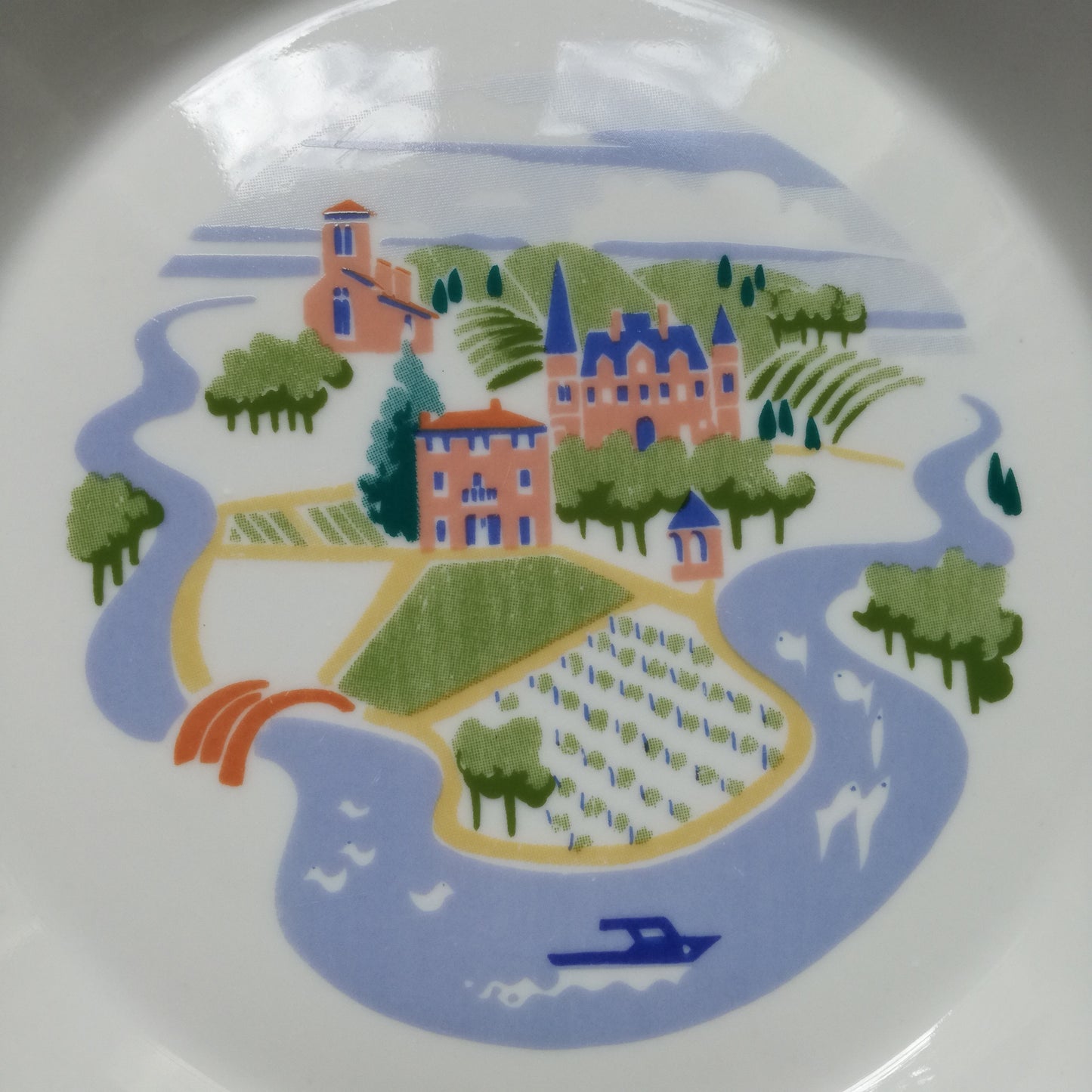Plat Porcelaine de Sologne