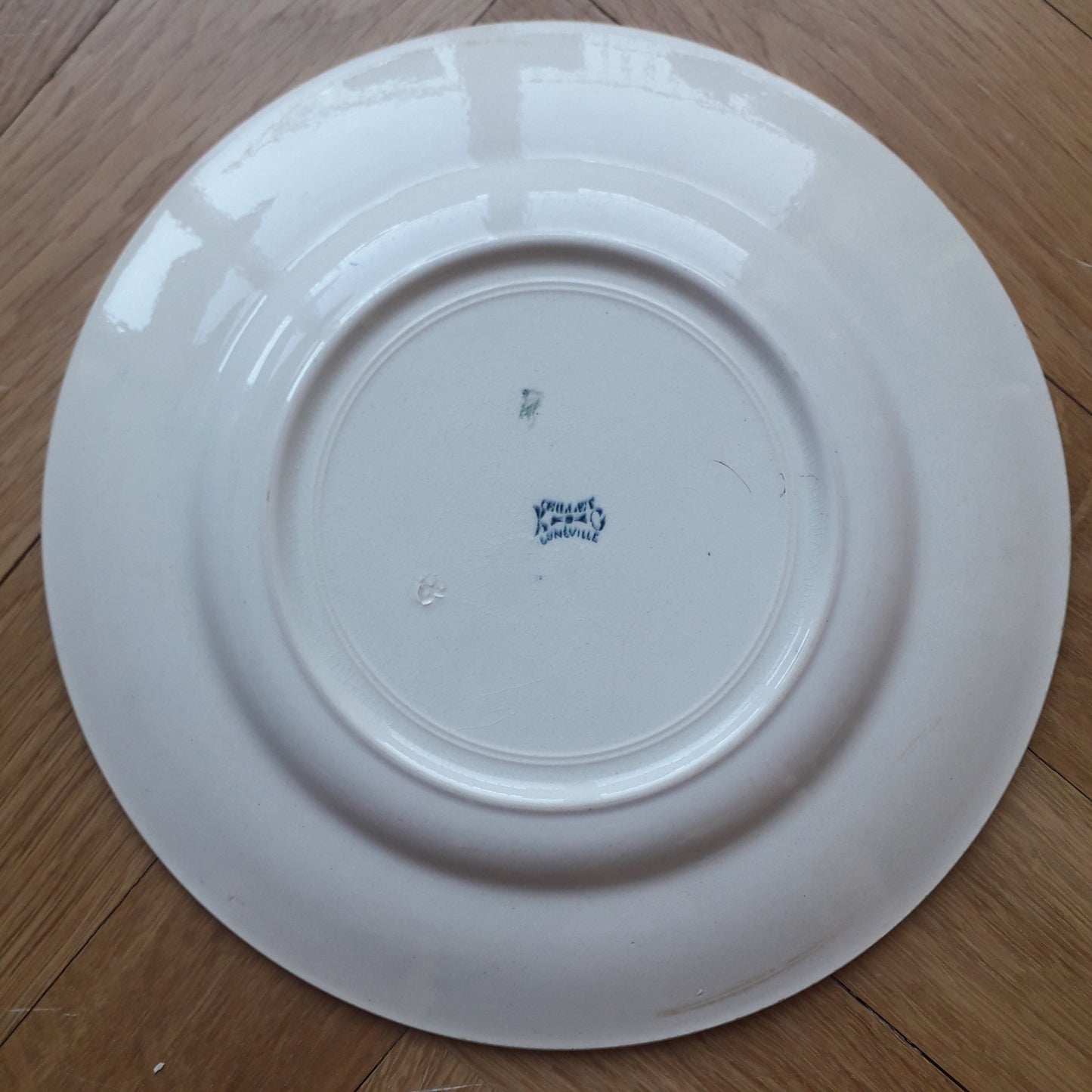 Assiette Œillet Lunéville (K & G - Keller & Guérin)