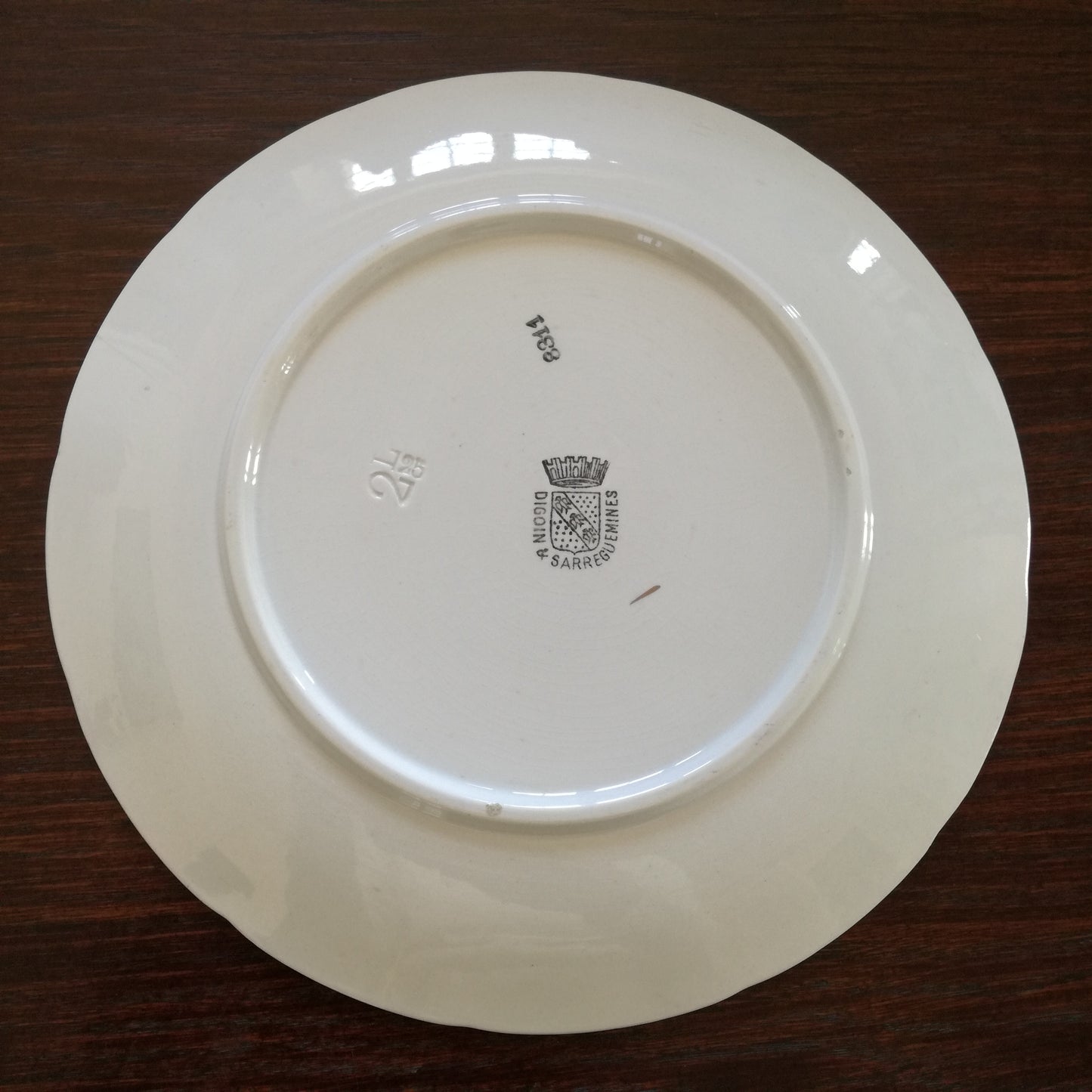 Assiette Digoin & Sarreguemines