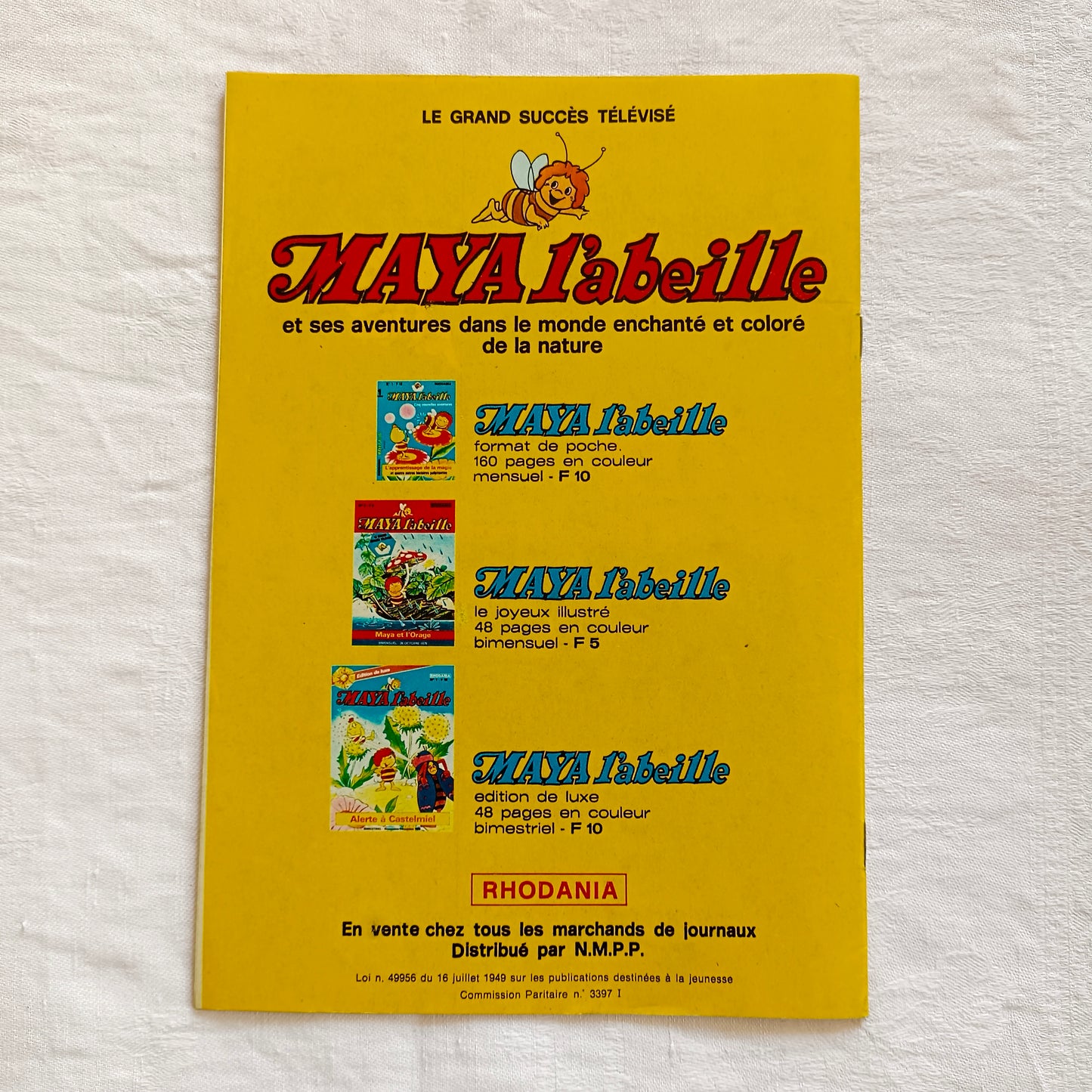 Revue / Magazine Maya l'Abeille Rhodania