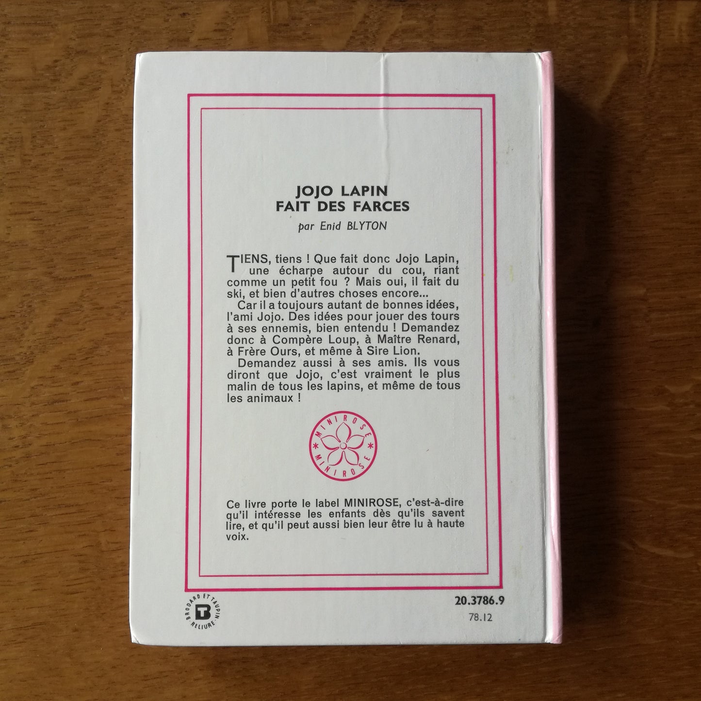 Livre jeunesse Jojo Lapin Hachette