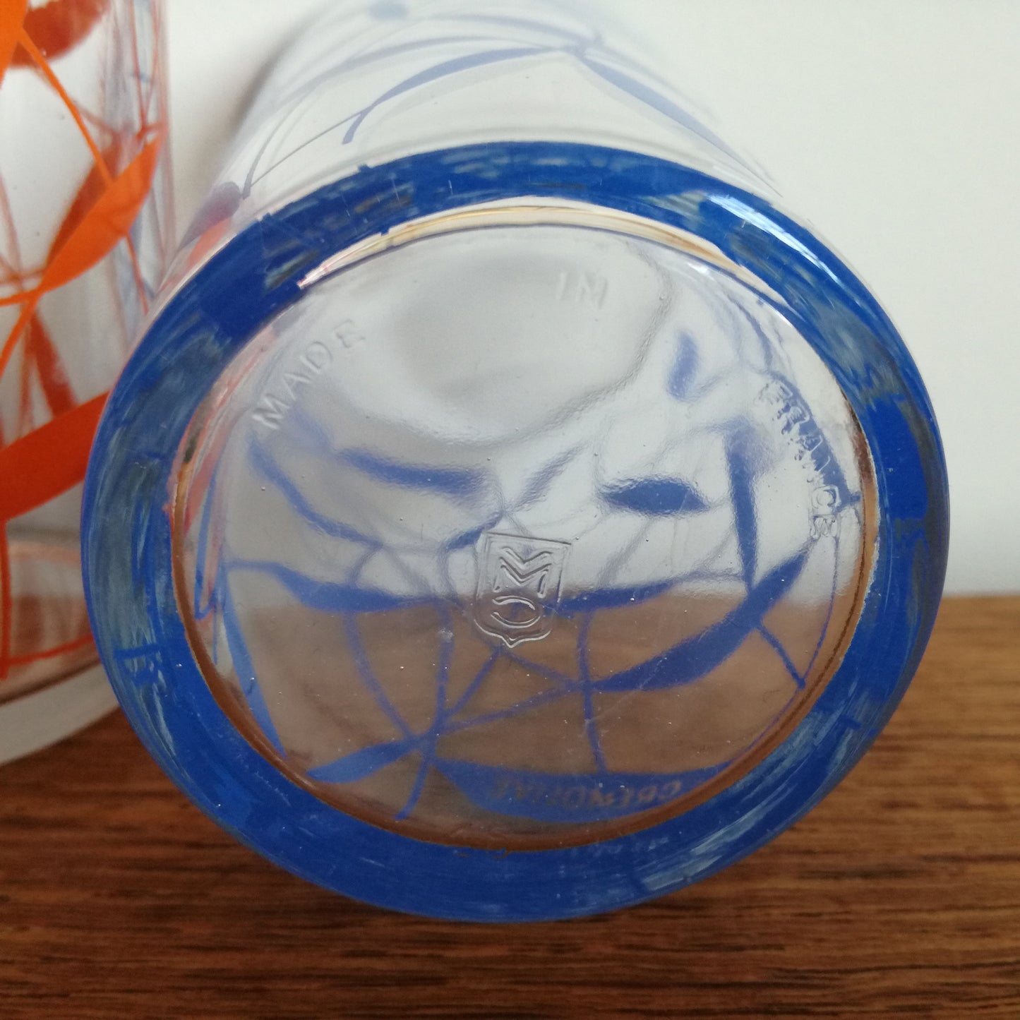 Verre à orangeade VMC (Verreries mécaniques champenoises)