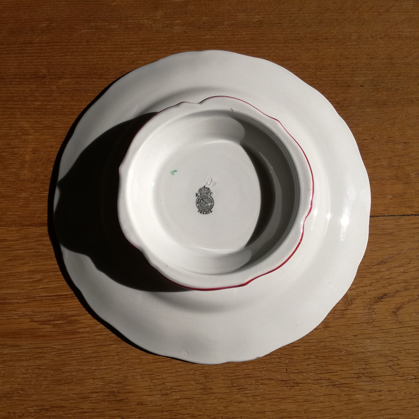 Plat sur pied Réverbère Lunéville (K & G - Keller & Guérin)