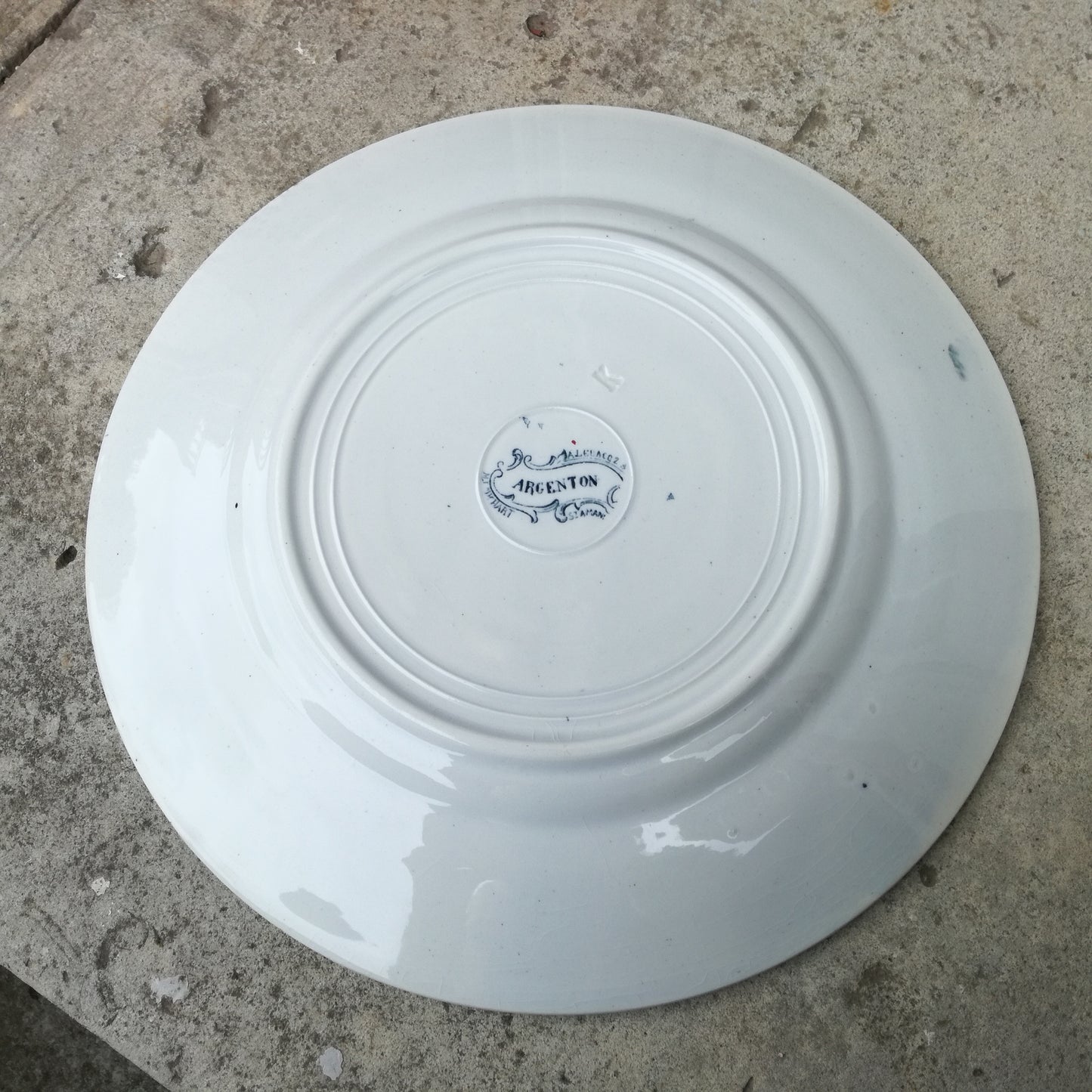 Assiette - grande plate Argenton Saint-Amand
