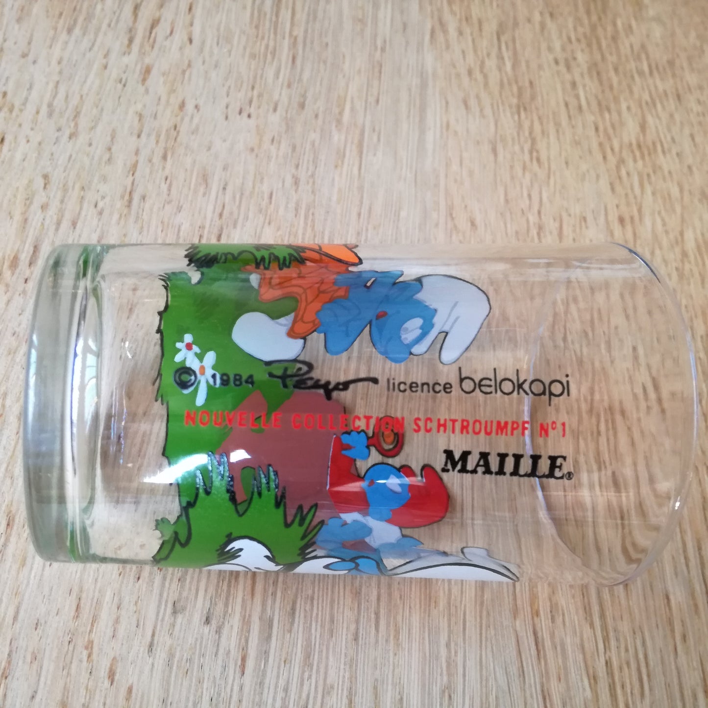 Verre Les Schtroumpfs VMC (Verreries mécaniques champenoises)