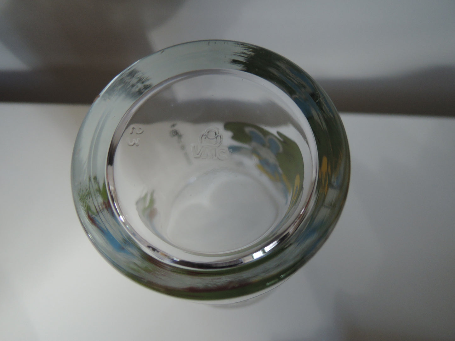 Verre Les Schtroumpfs VMC (Verreries mécaniques champenoises)