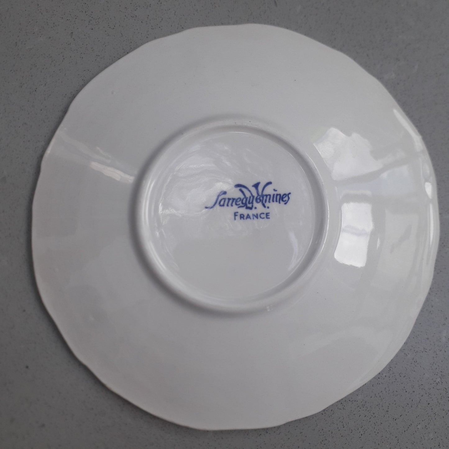 Sous-tasse à café Sarreguemines