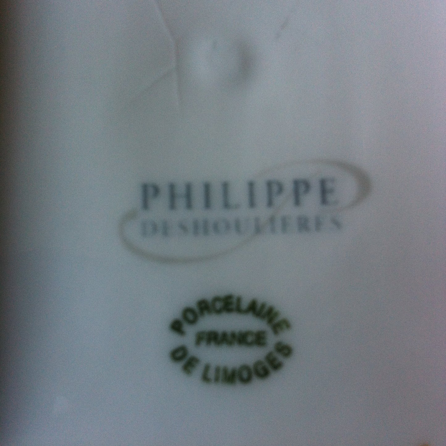 Cendrier Limoges - Philippe Deshoulières