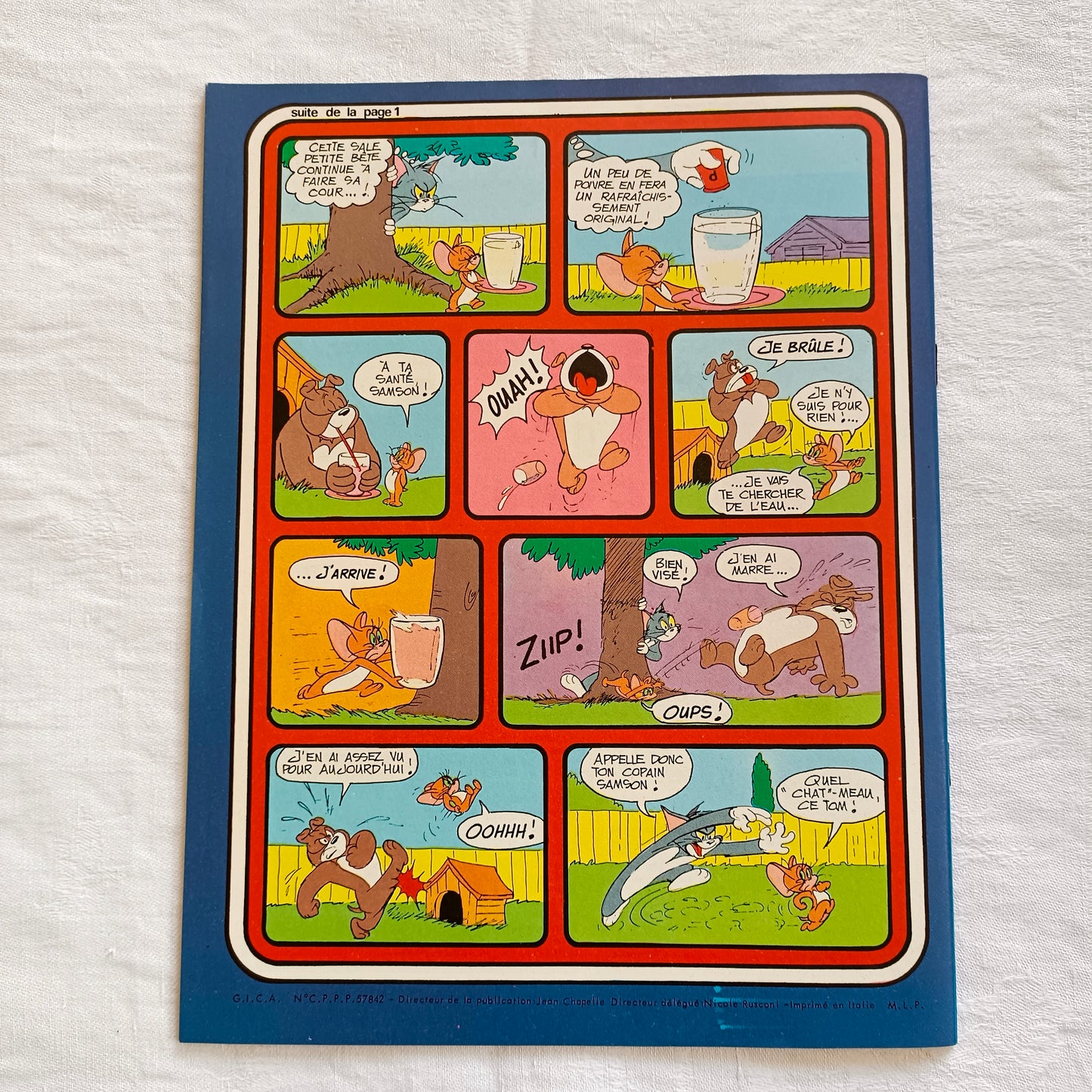 Revue / Magazine Tom et Jerry SFPI (Société française de presse illustrée)