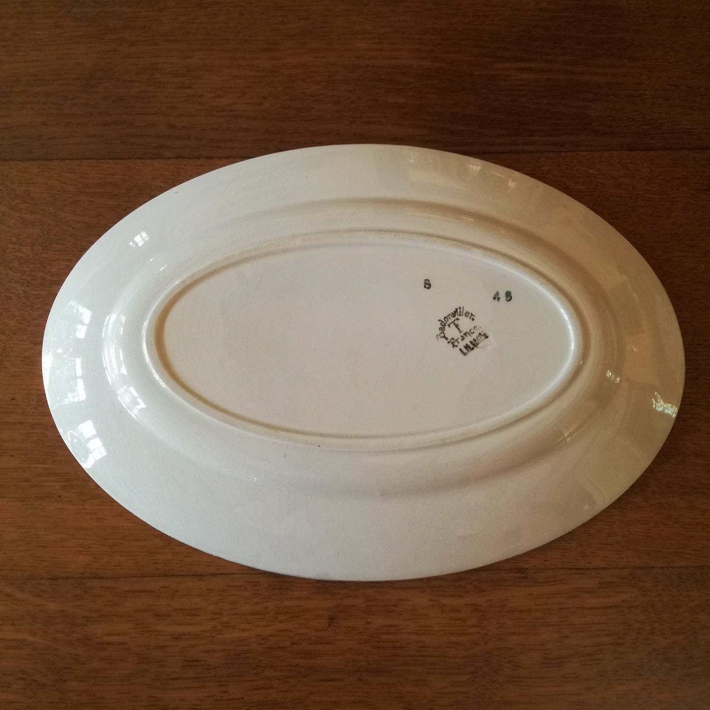 Plat ovale Liliane Badonviller