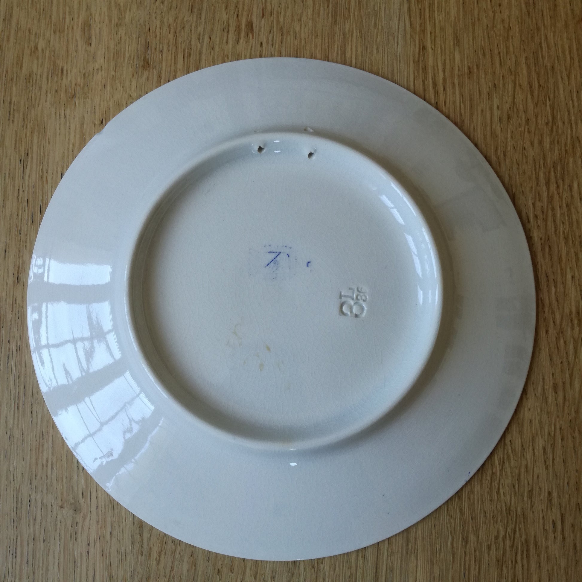 Assiette Les mois de l'année Sarreguemines