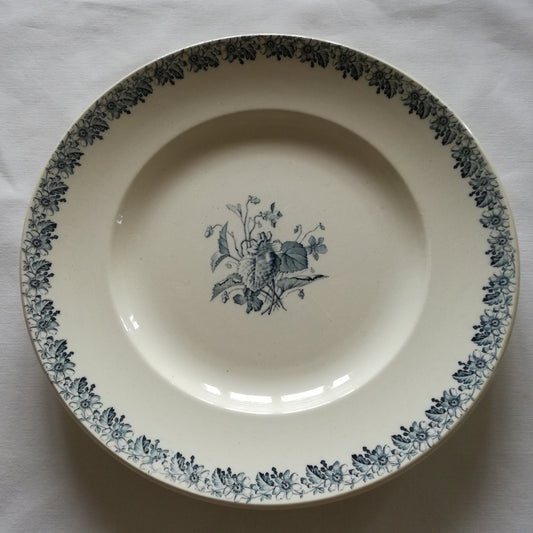 Plat Violettes Lunéville (K & G - Keller & Guérin)