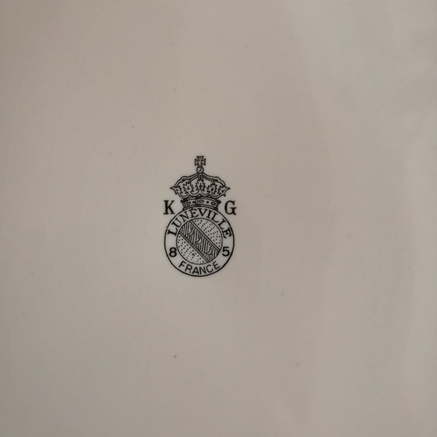 Plat Réverbère Lunéville (K & G - Keller & Guérin)