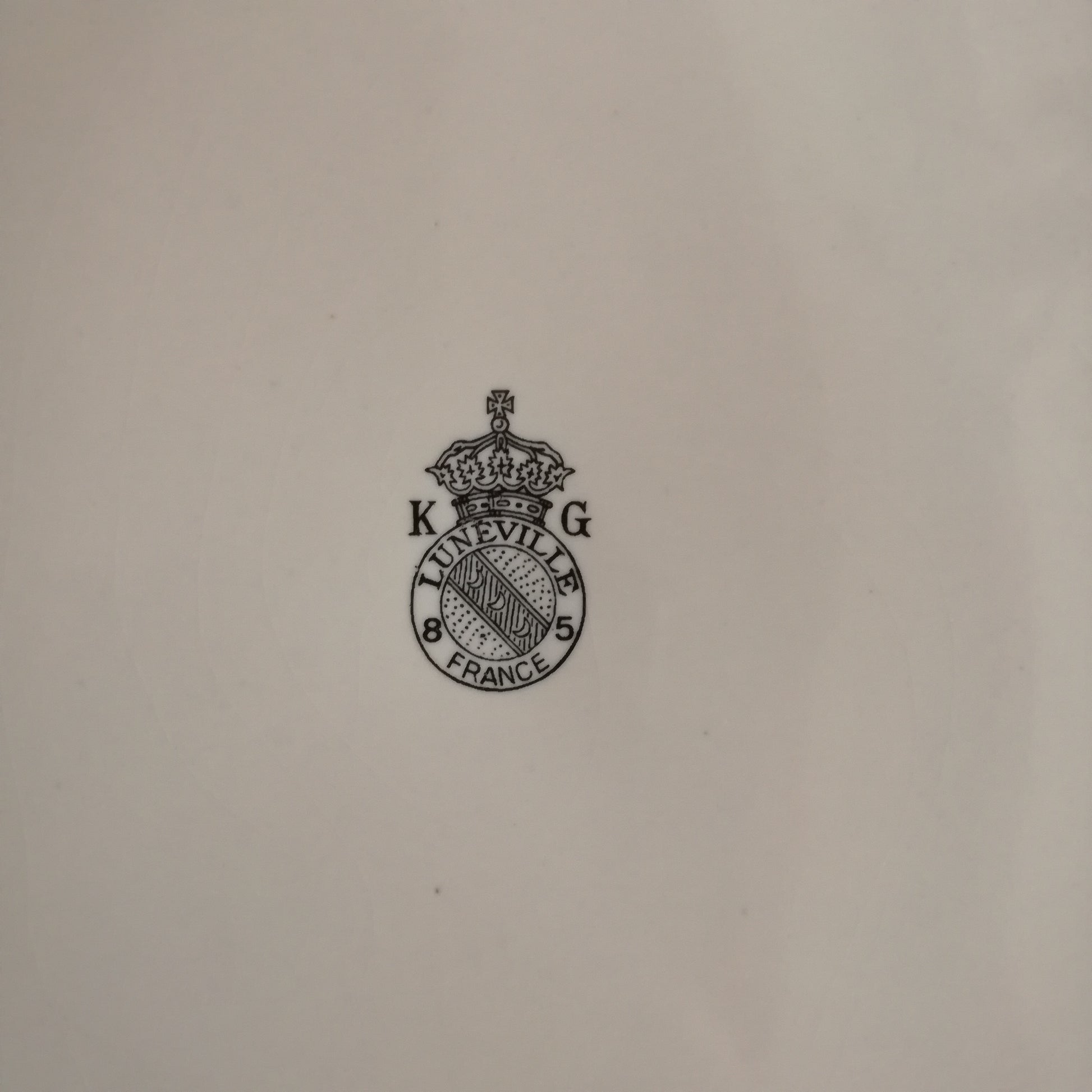 Plat Réverbère Lunéville (K & G - Keller & Guérin)