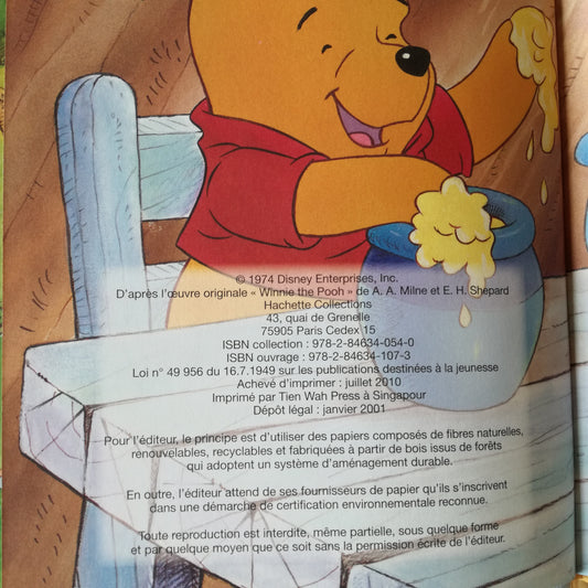 Livre jeunesse Disney Club du Livre Hachette