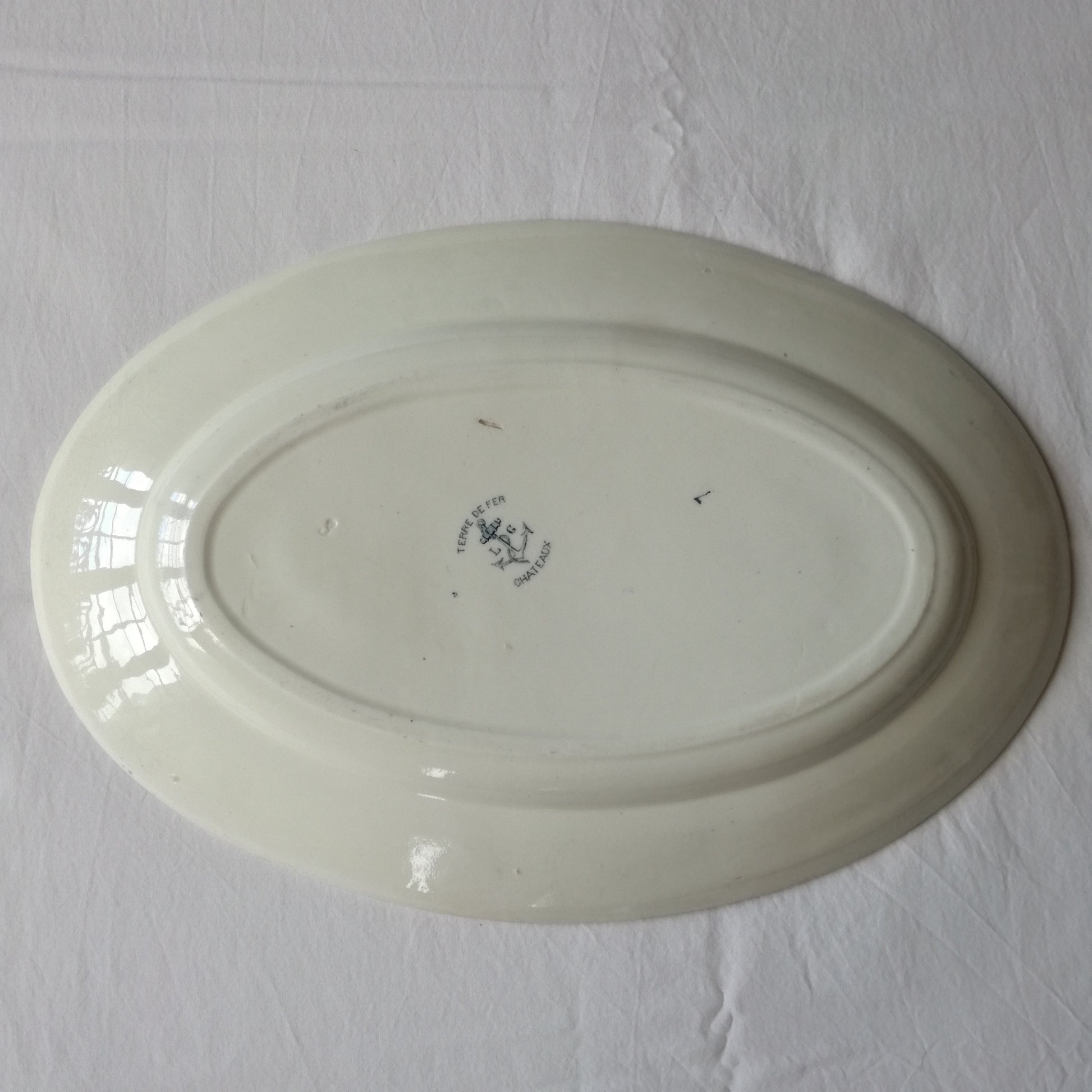 Plat ovale Châteaux Clairefontaine