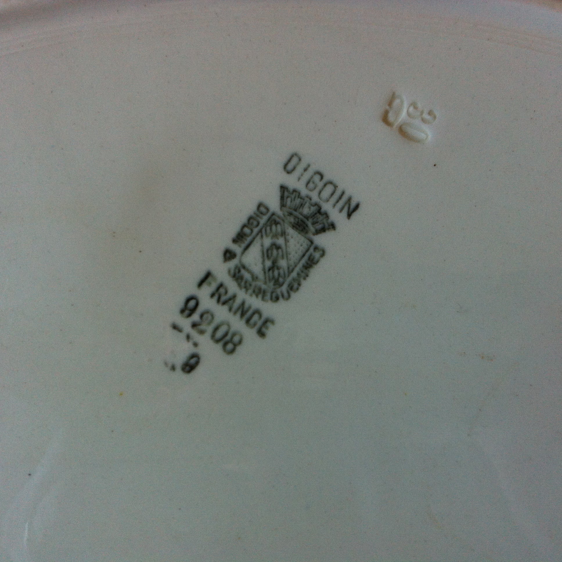 Plat ovale  Digoin