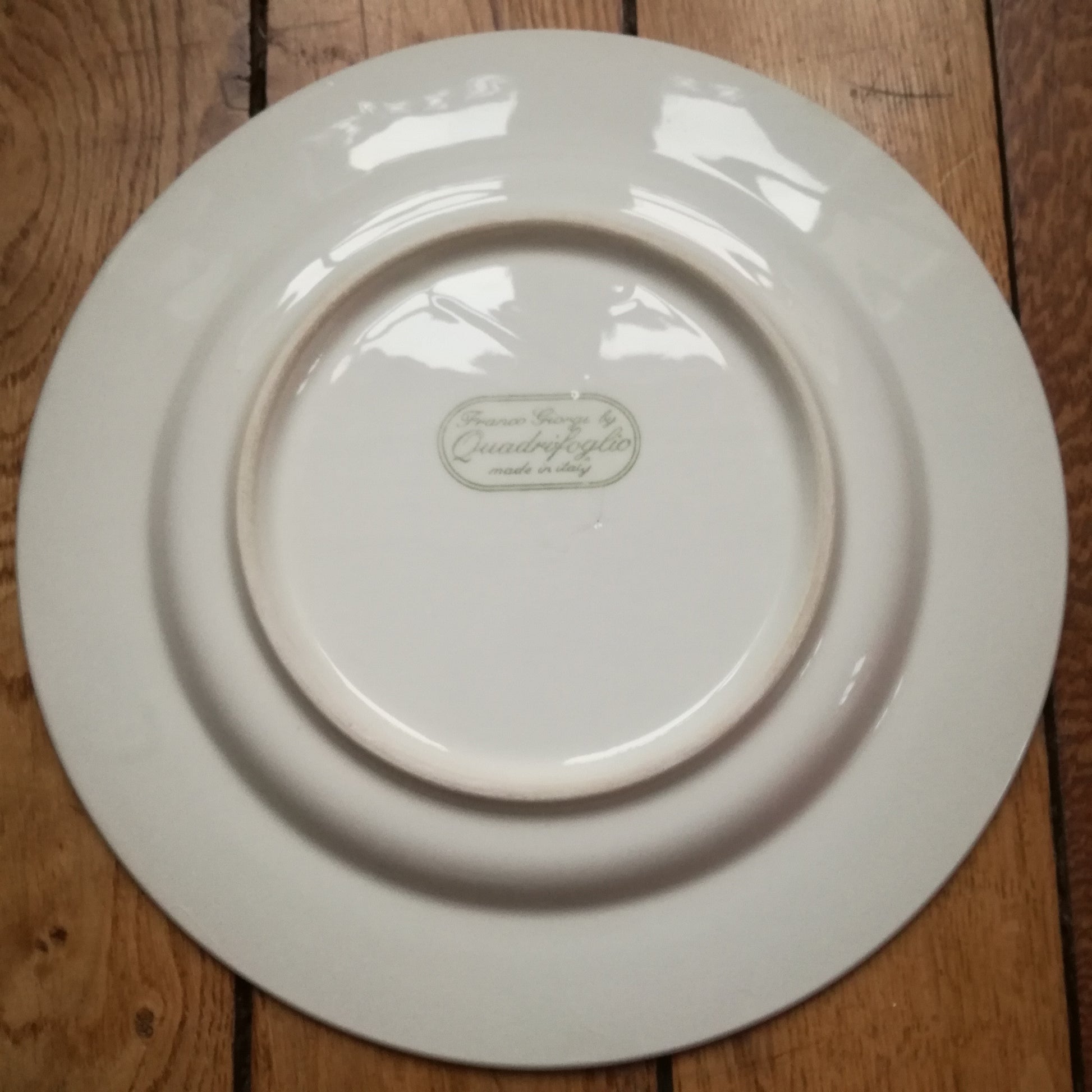 Assiette - grande plate  Quadrifoglio