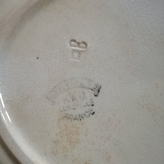 Plat ovale Rouennais Lunéville (K & G - Keller & Guérin)