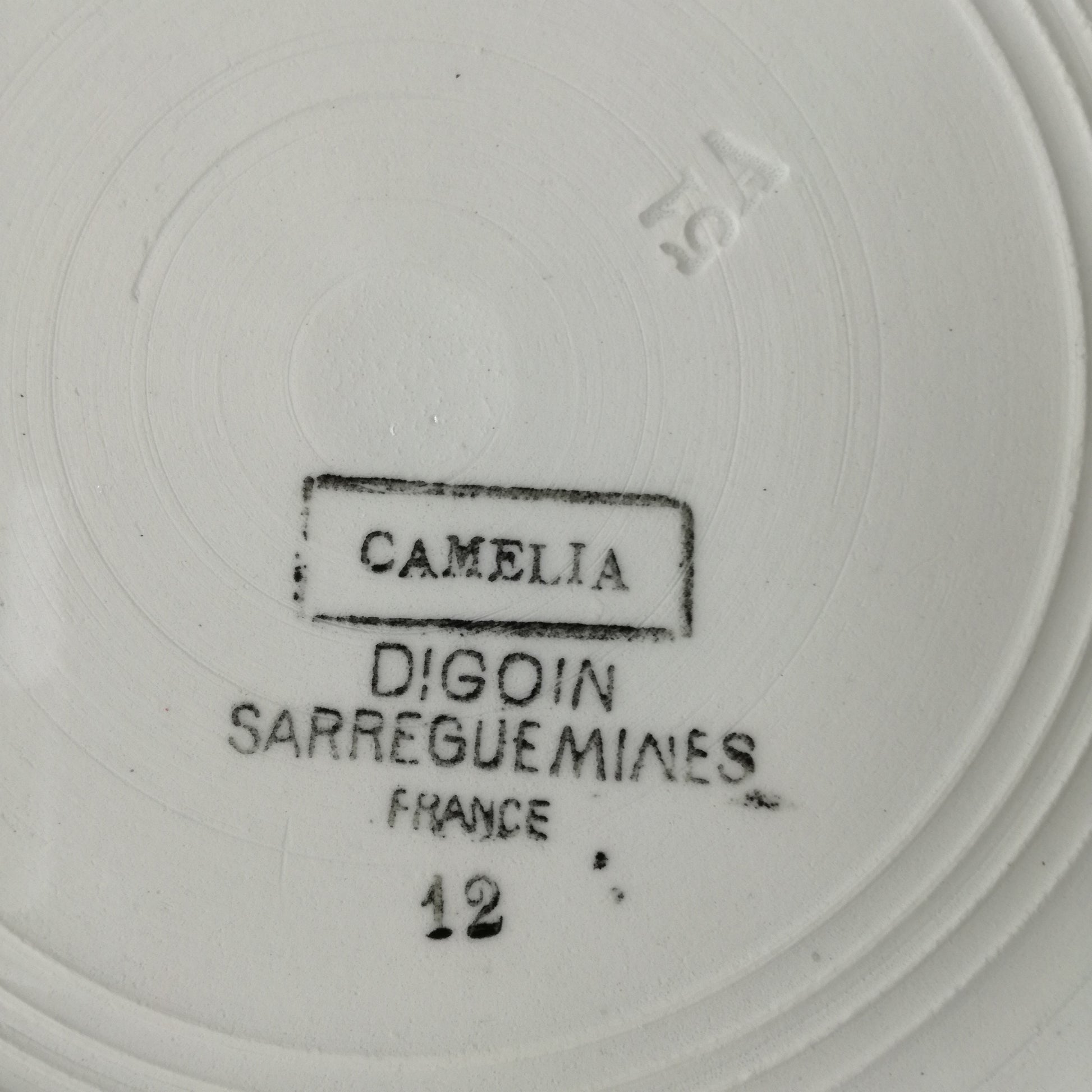 Soupière Camélia Digoin & Sarreguemines