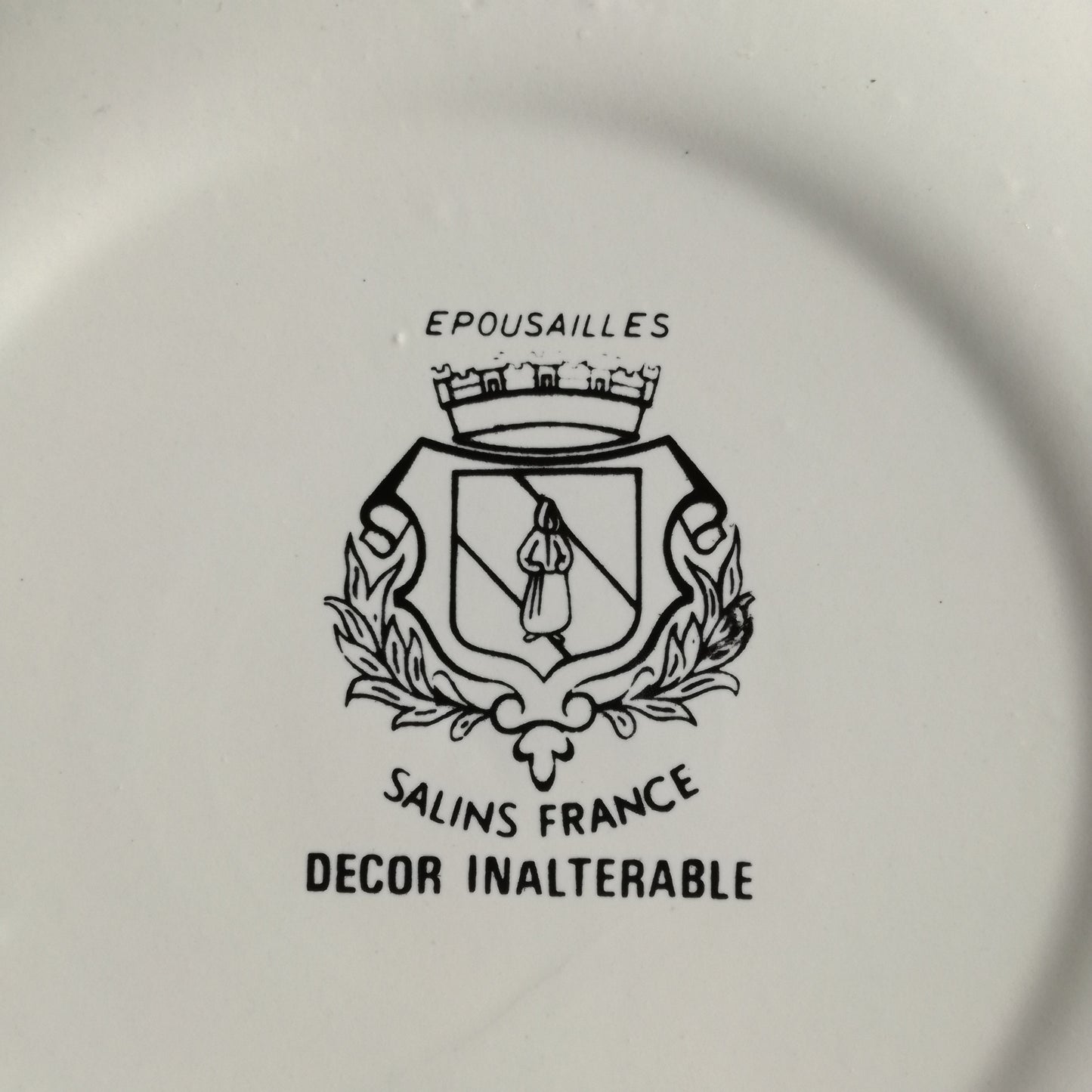 Assiette Épousailles Salins