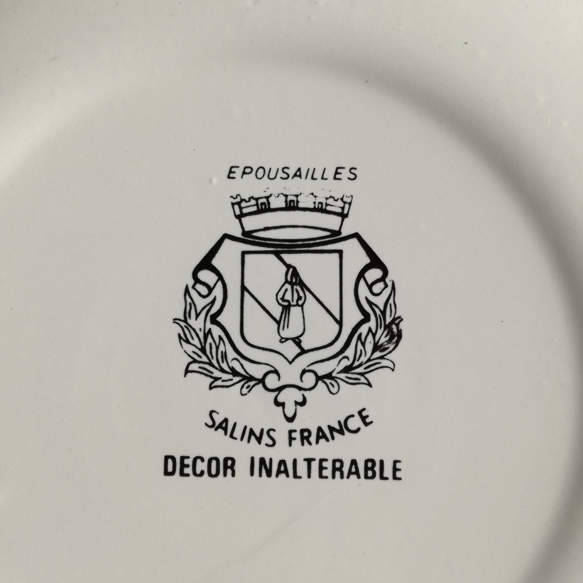 Assiette Épousailles Salins