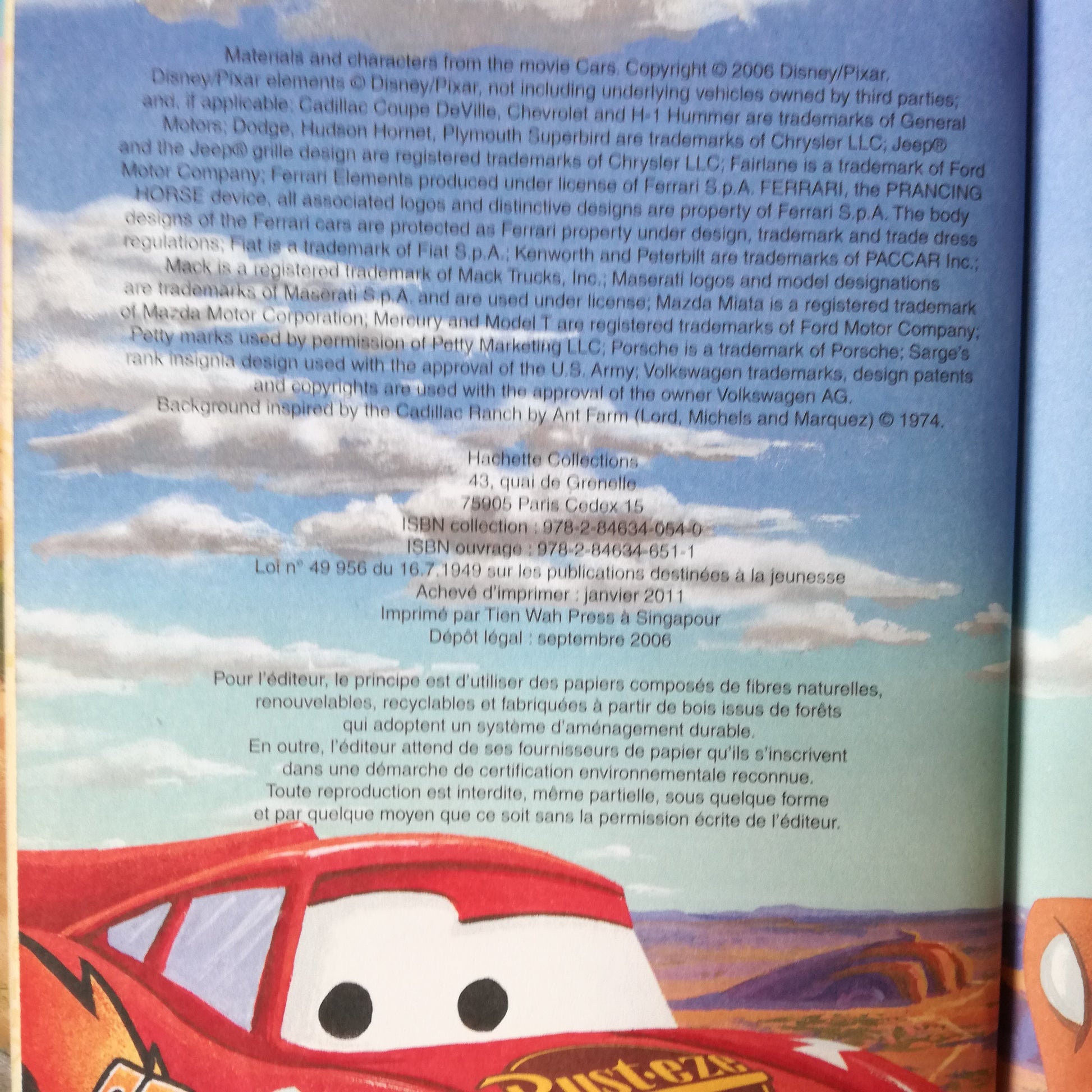 Livre jeunesse Disney Club du Livre Hachette