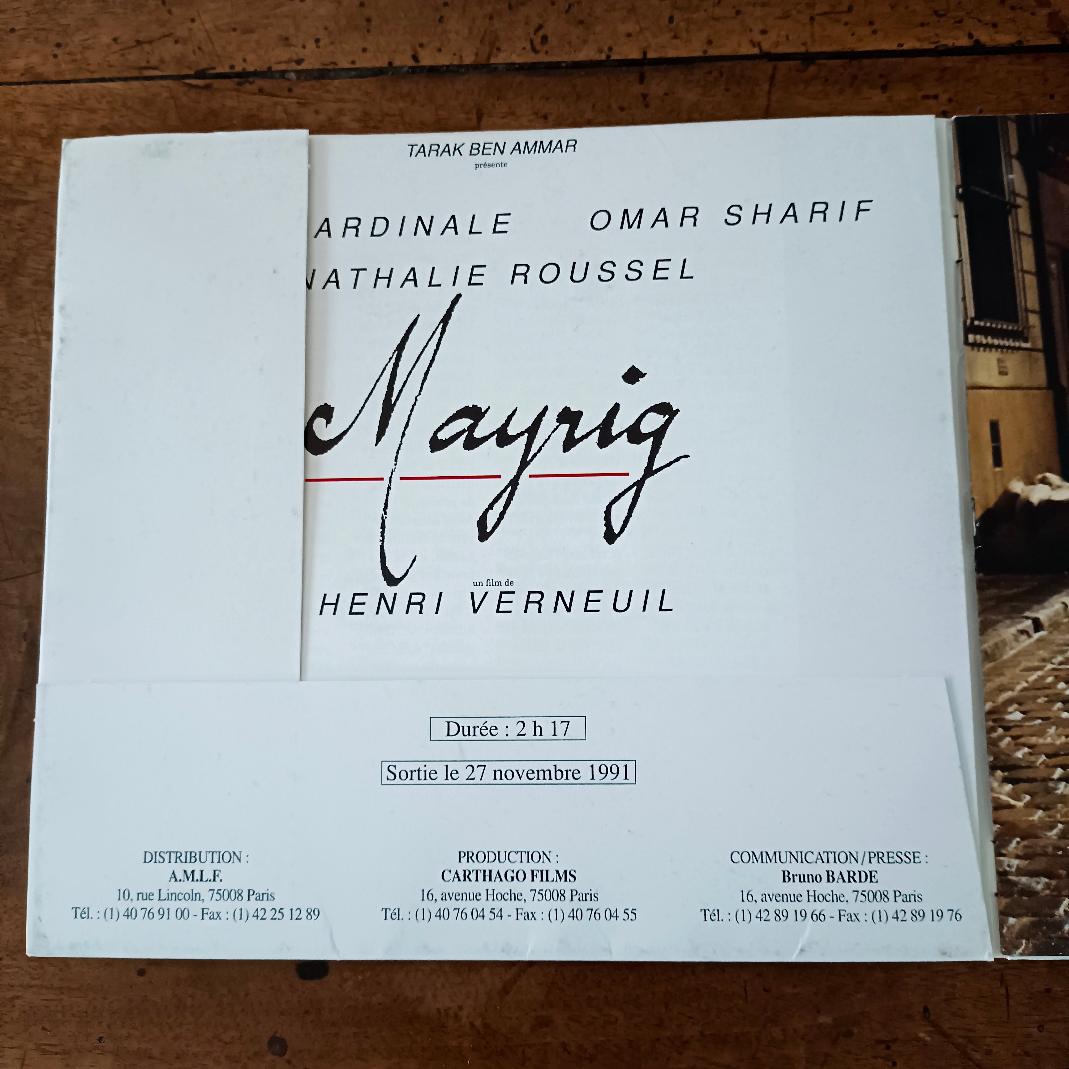 Mayrig Dossier de presse du film