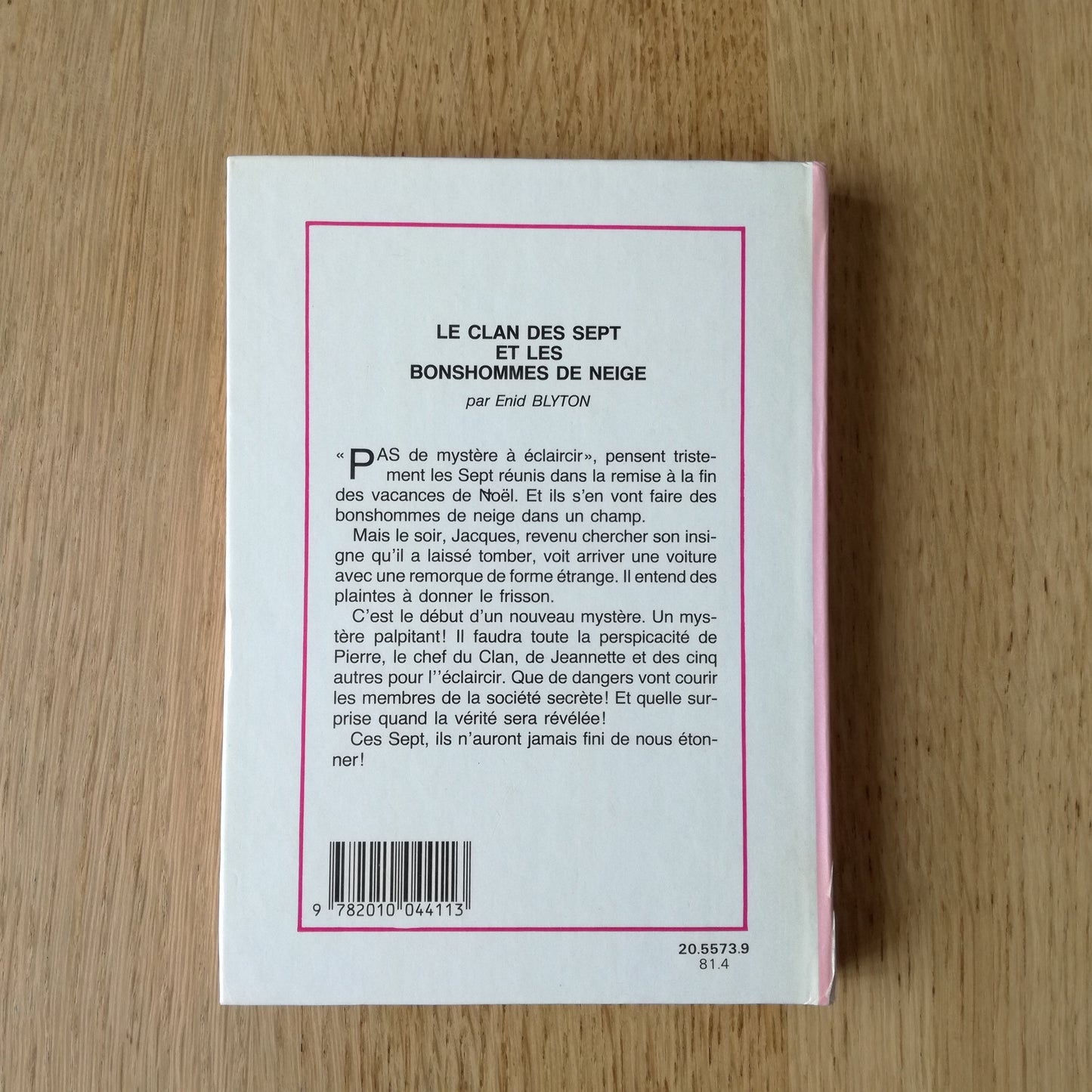 Livre jeunesse Le Clan des Sept 