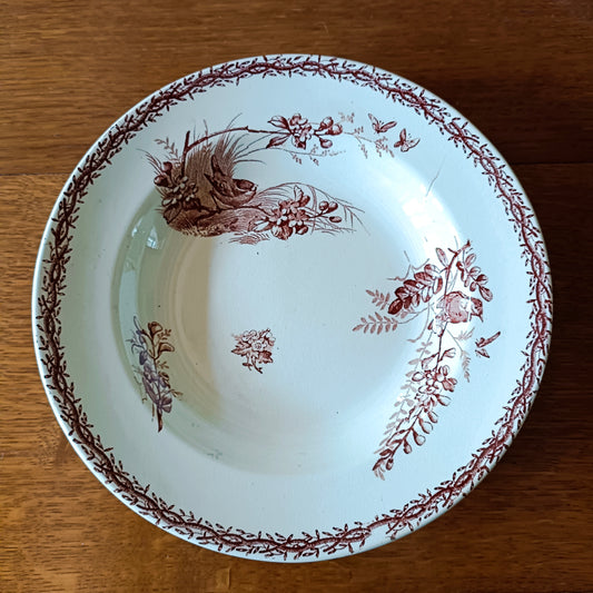 Assiette - creuse / calotte  Compagnie Franco-Anglaise