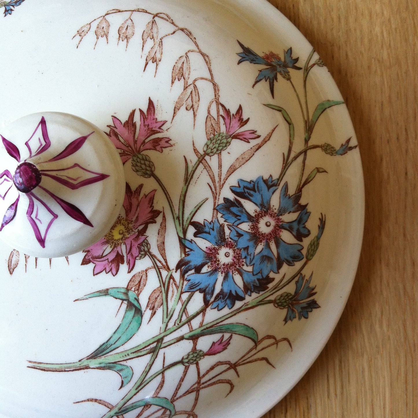 Plat Bleuet Lunéville (K & G - Keller & Guérin)
