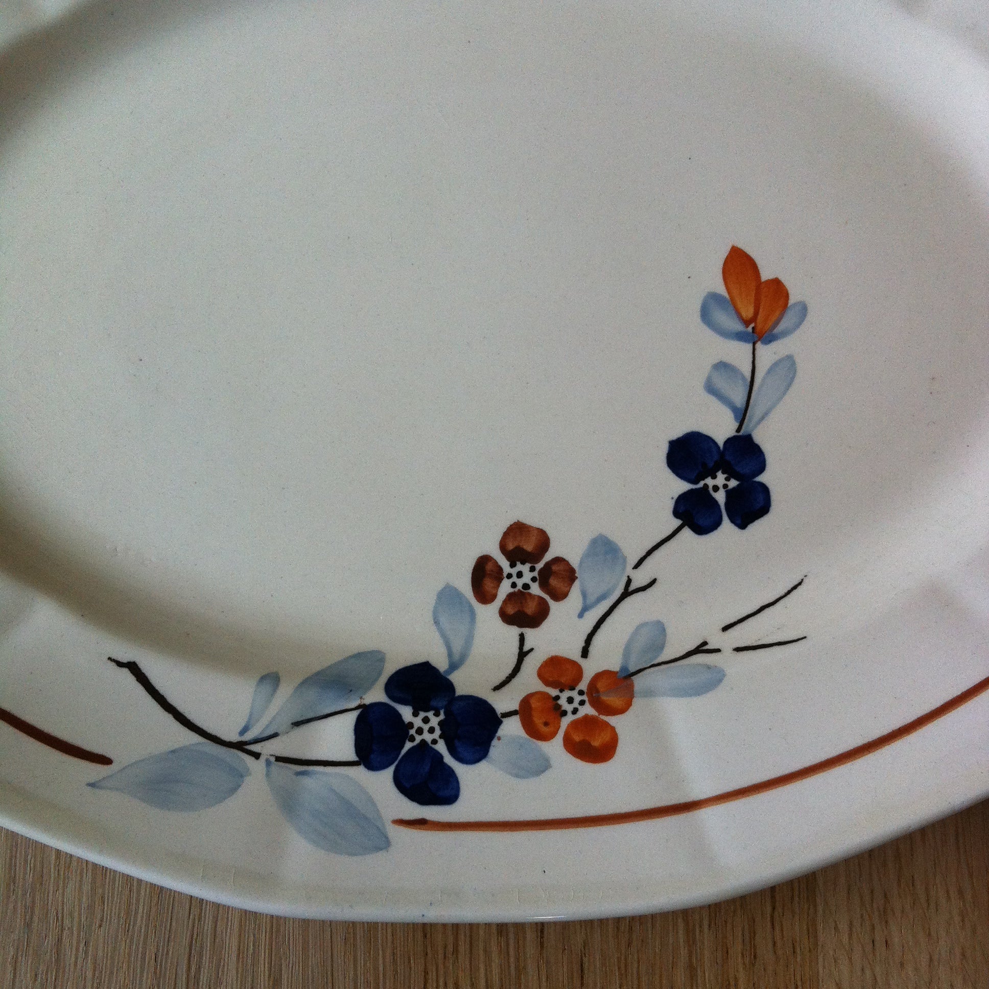 Plat ovale  Sarreguemines