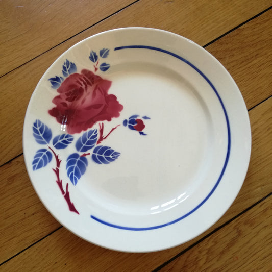 Assiette - grande plate Chantal Lunéville (K & G - Keller & Guérin)