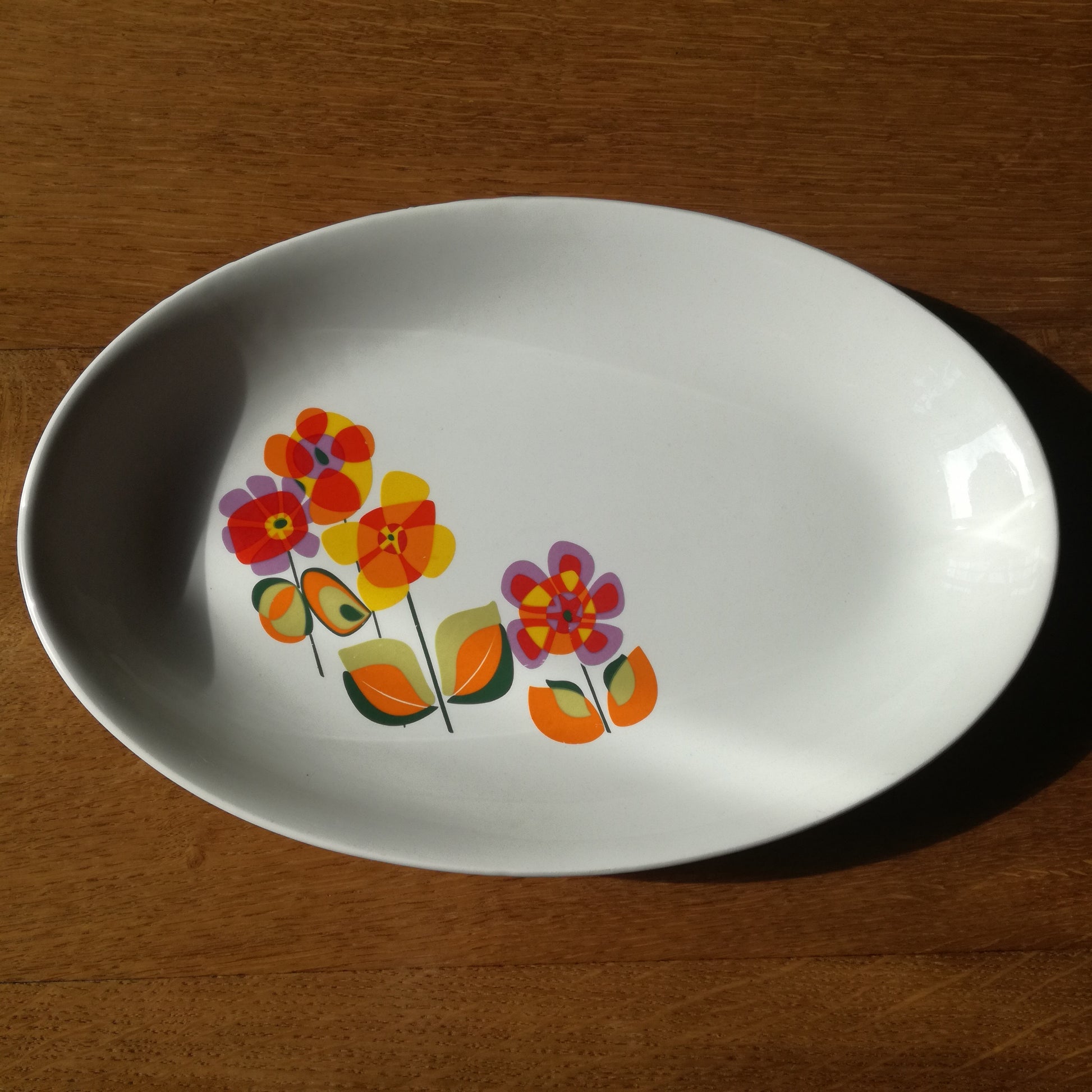 Plat ovale  Moulin des Loups & Hamage - Saint Amand
