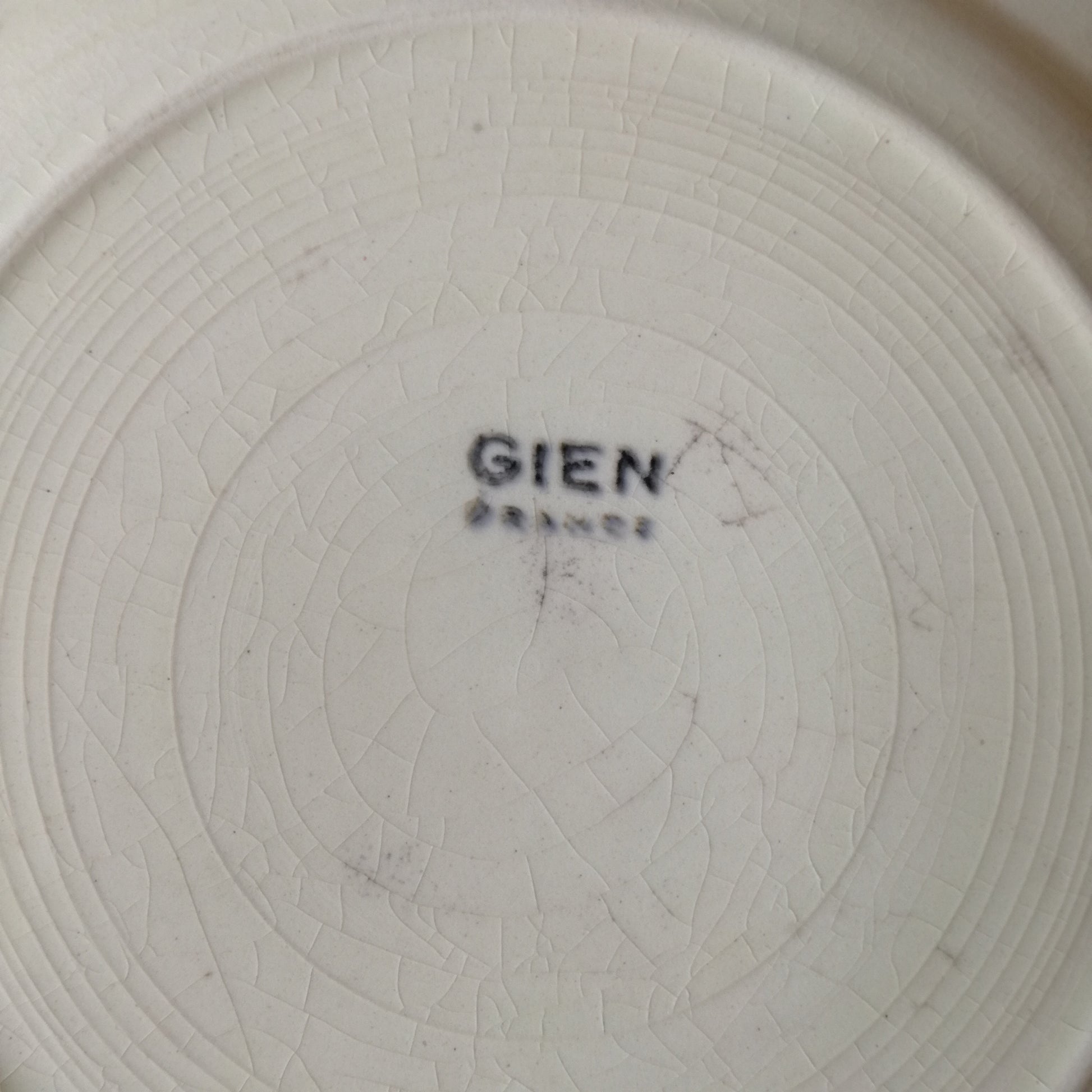 Assiette  Gien