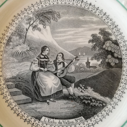 Assiette parlante  Choisy le Roi - HB & Cie (Hautin Boulenger)