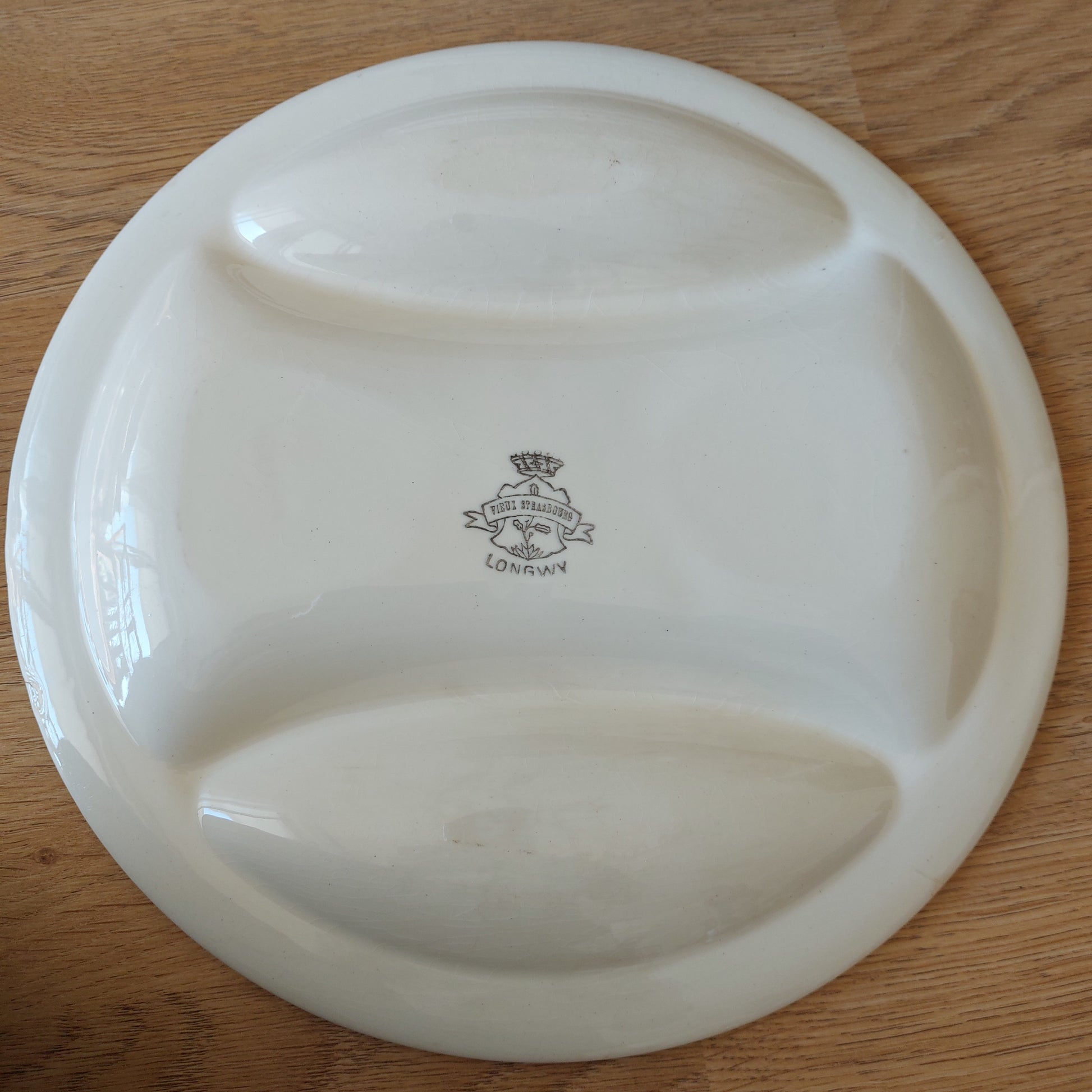 Assiette à artichaut Vieux Strasbourg Longwy