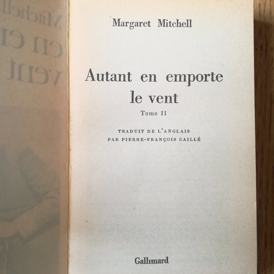 Livre de poche  Folio (Gallimard)